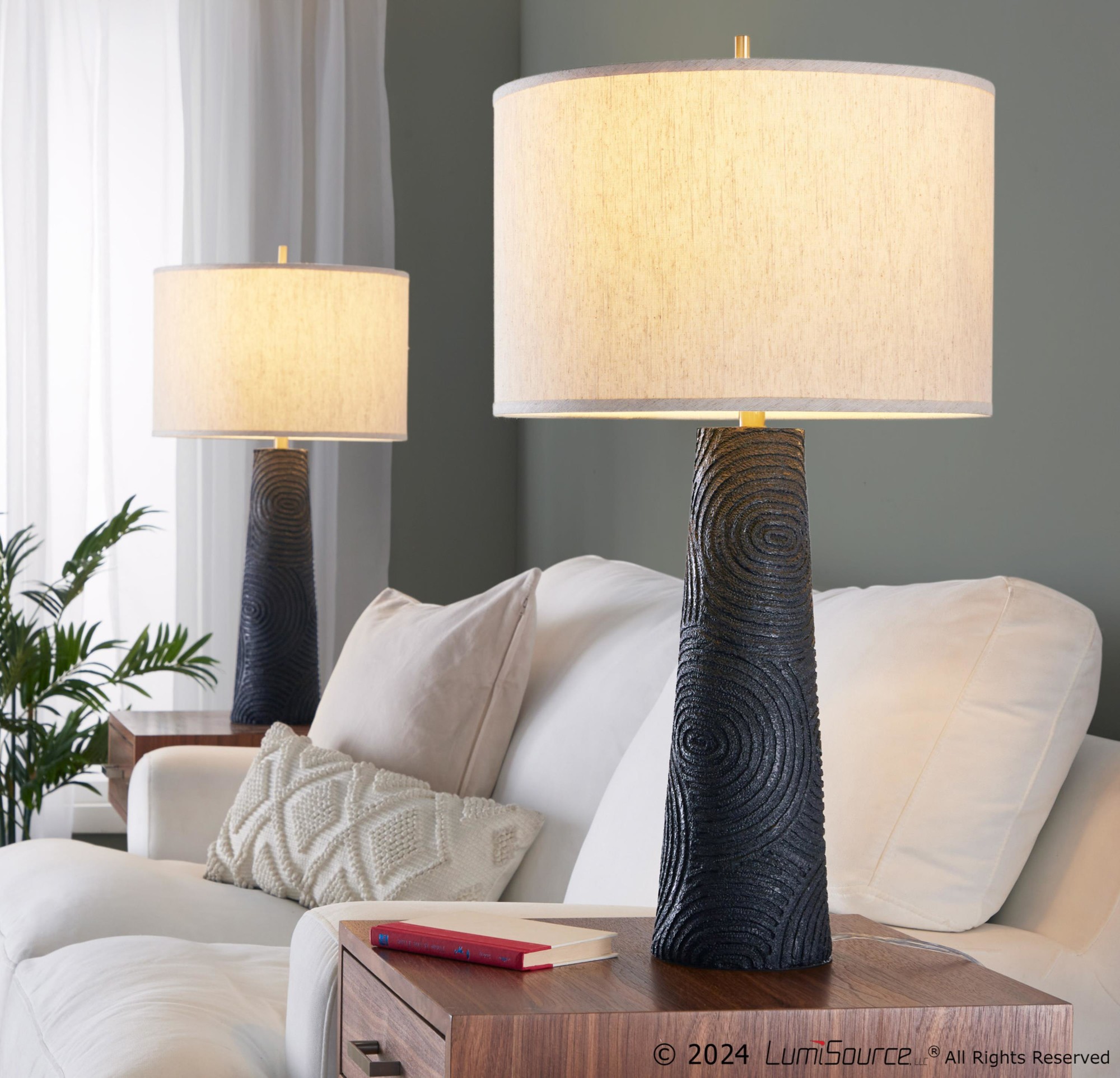 Kona-Black-Contemporary-Table-Lamps-Brass-Accents-Set-of-2