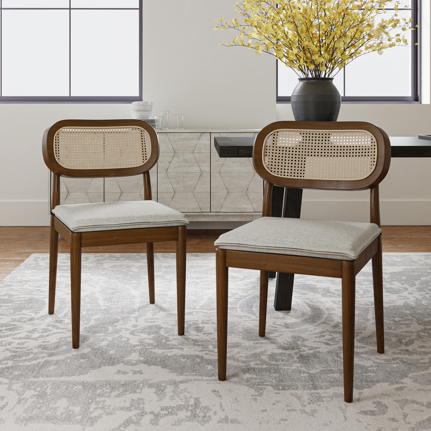 Konstantin-Acorn-Rattan-Dining-Chairs-Linen-Seat