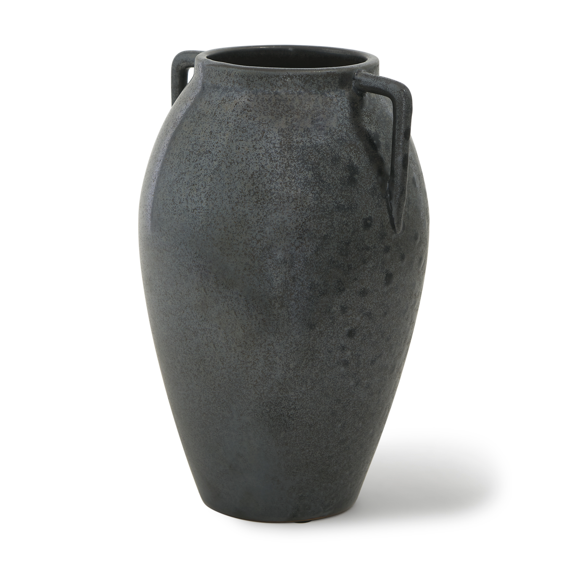 Kora-Medium-Dark-Metallic-Double-Ear-Vase