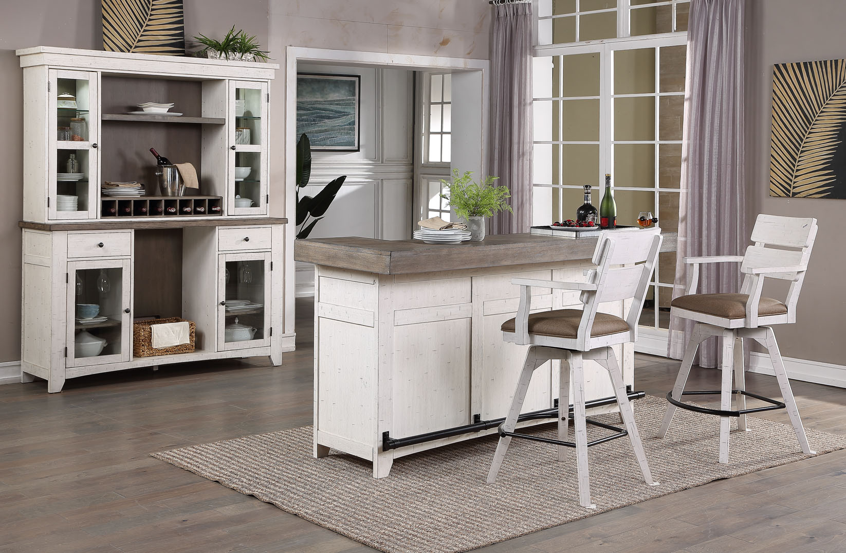 La-Sierra-30-Inch-Double-Panel-Back-Spectator-Bar-Stool-with-Brown-Vinyl-Seat