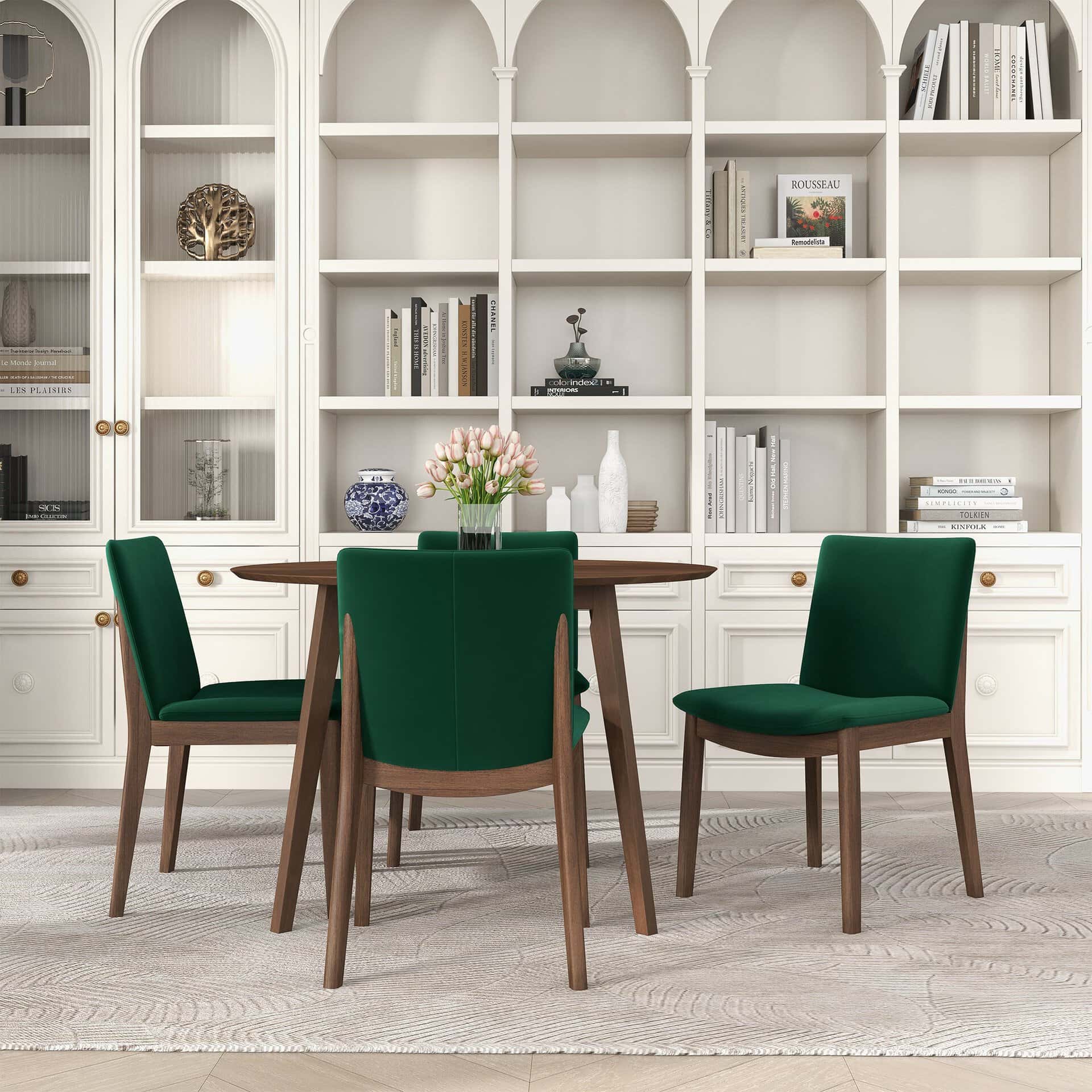 LauraGreenVelvetDiningChair-3