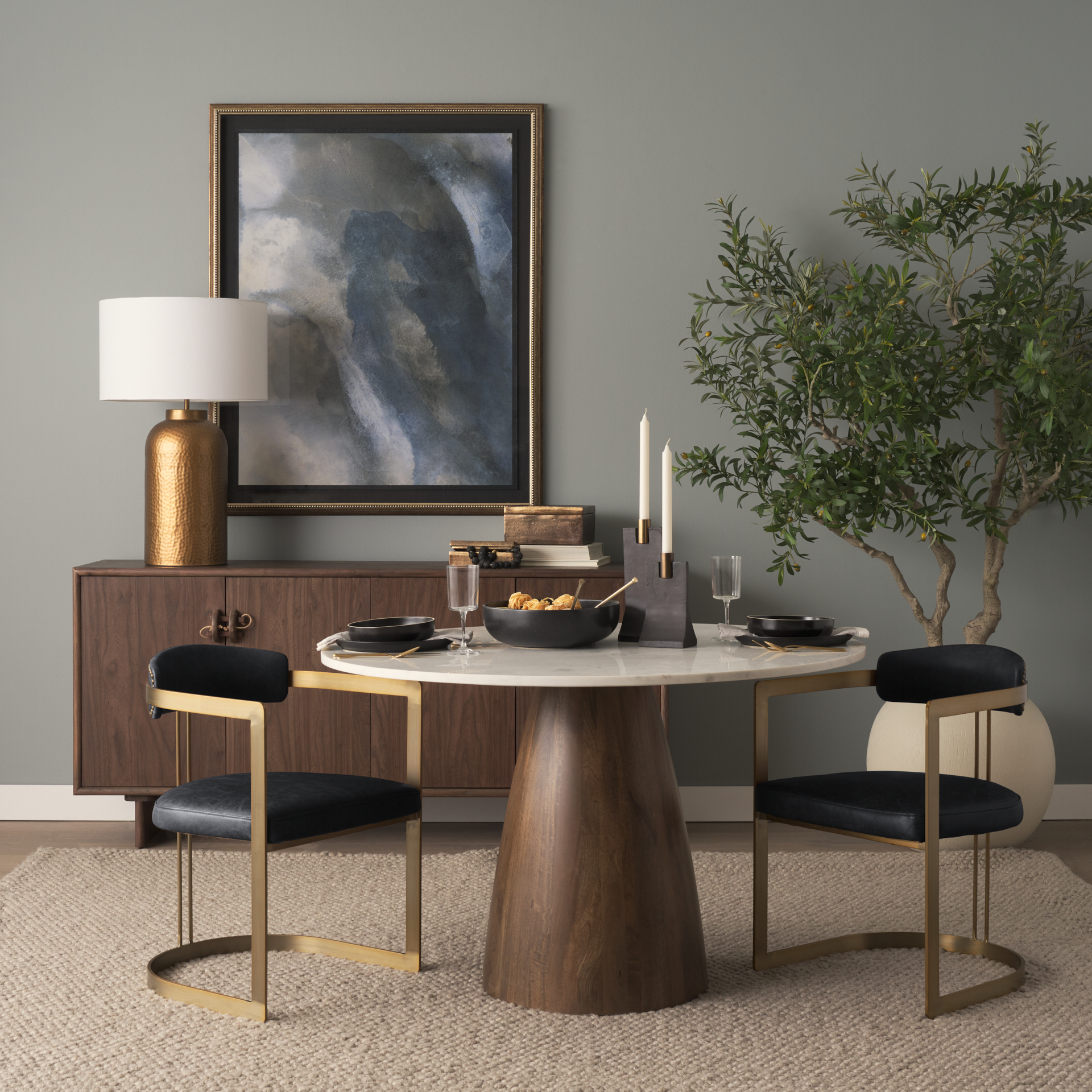 Leo-18.0L-x-18.0W-x-31.0H-Gold-Hammered-WWhite-Fabric-Shade-Table-Lamp-1