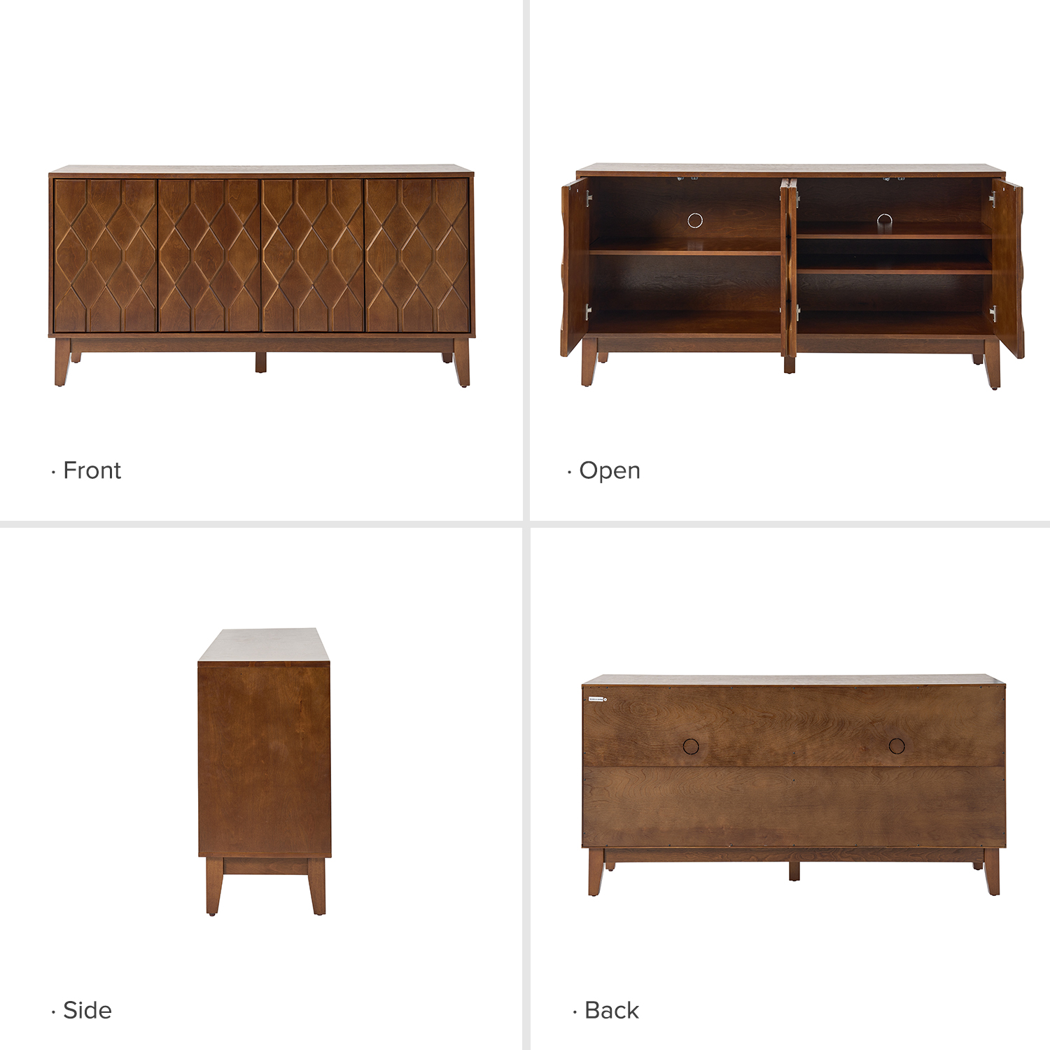 Lincoln-Walnut-Mid-Century-Modern-4-Door-Geometric-Sideboard-2