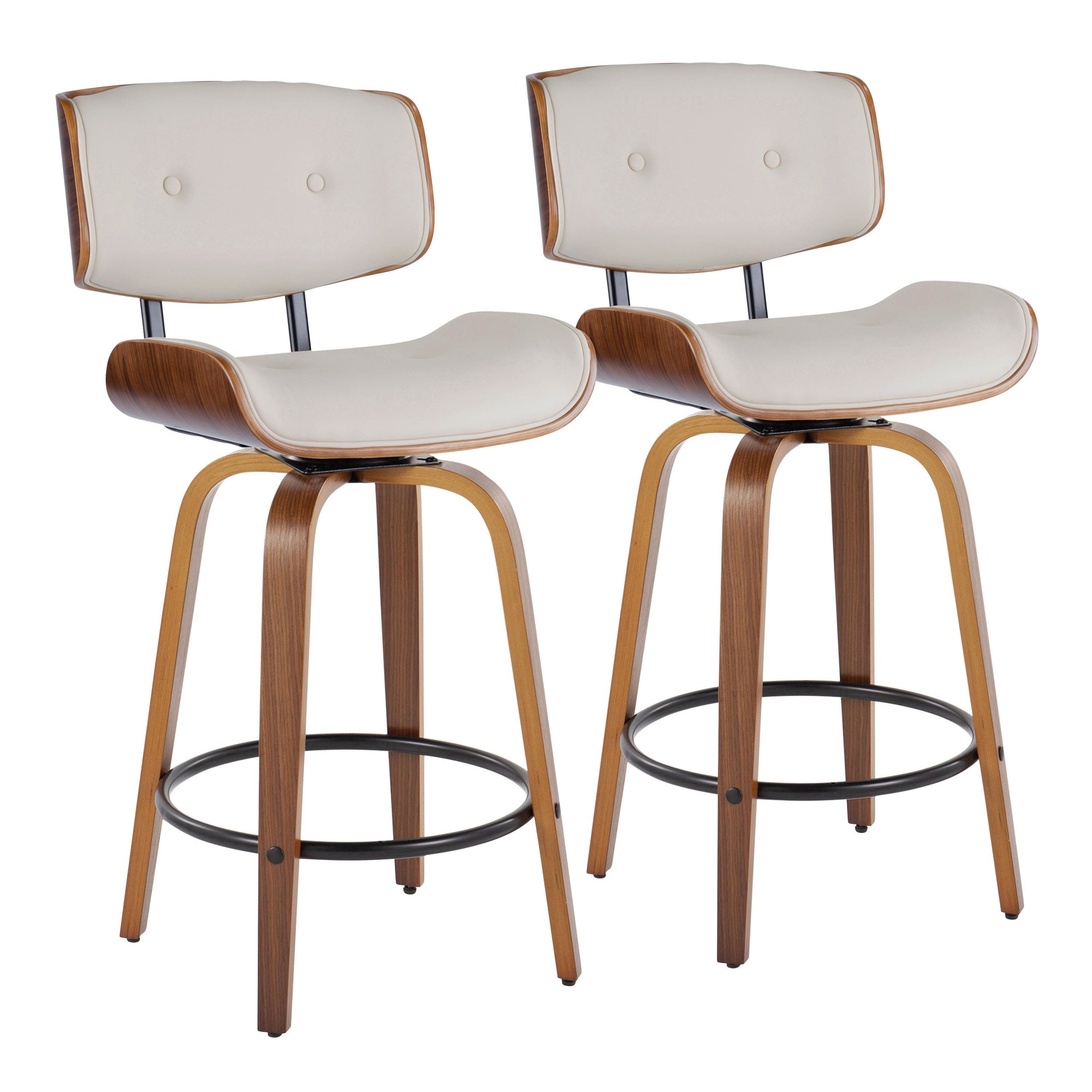 Lombardi-26-Mid-Century-Modern-Cream-Swivel-Counter-Stools-Set-of-2-2