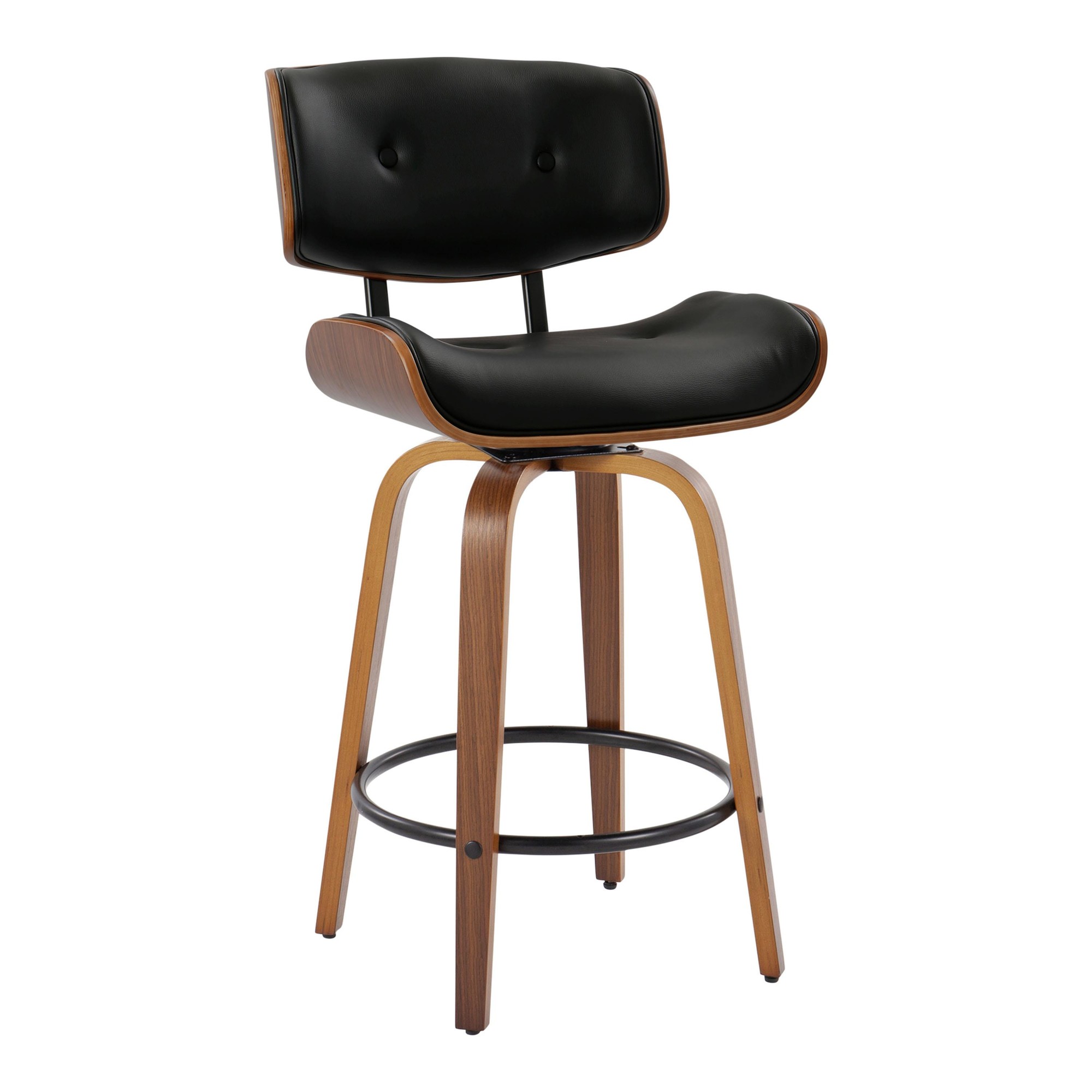 Lombardi-26-Mid-Century-Modern-Walnut-and-Black-Counter-Stools-Set-of-2-3