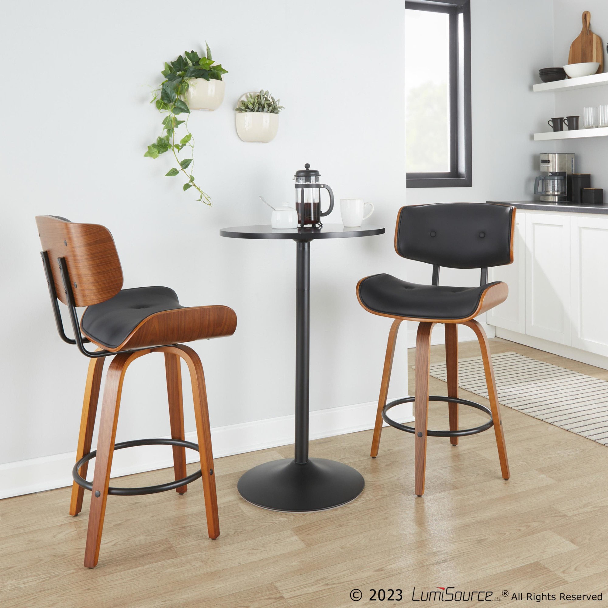 Lombardi-26-Mid-Century-Modern-Walnut-and-Black-Counter-Stools-Set-of-2