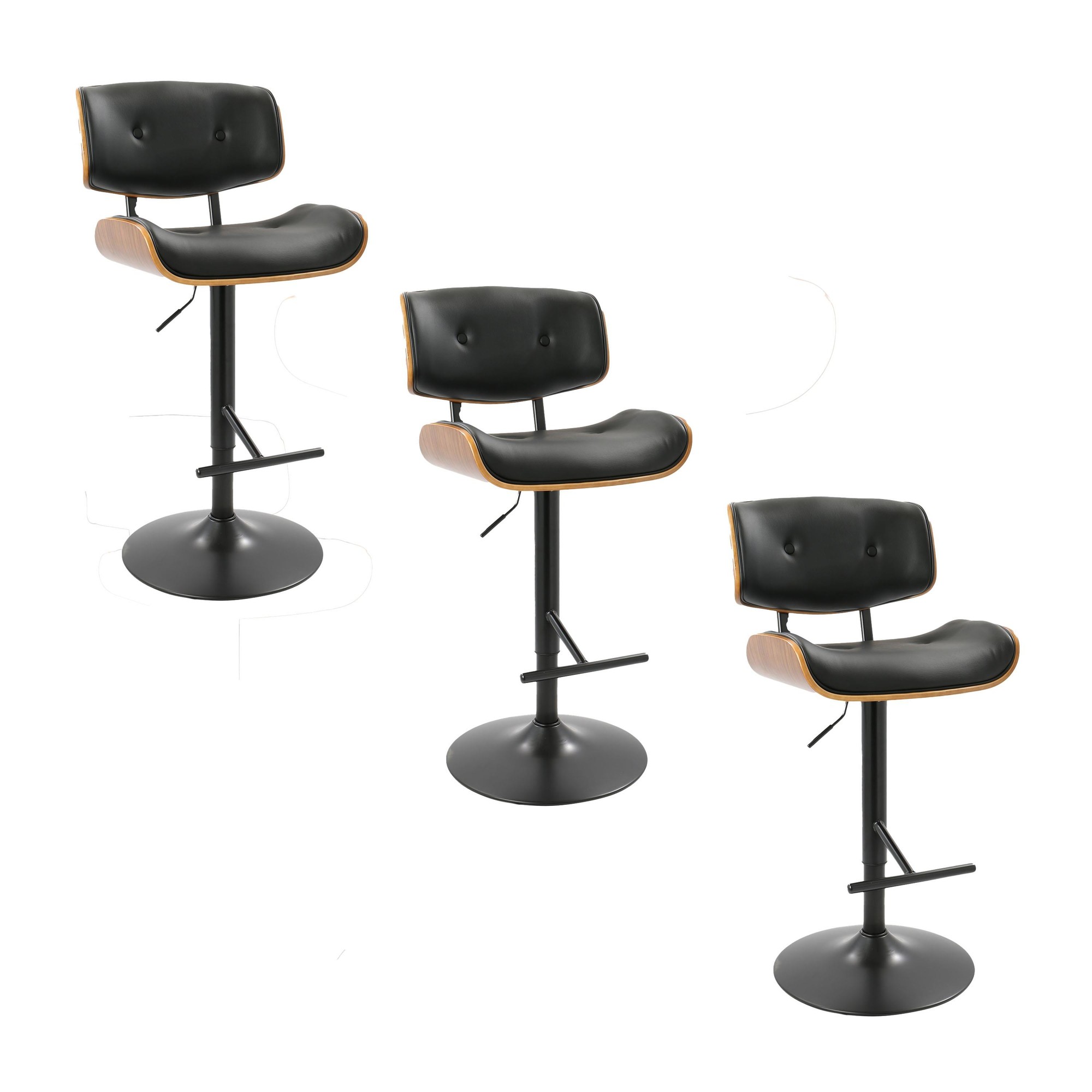 Lombardi-Black-Faux-Leather-Mid-Century-Modern-Swivel-Barstool-Set-of-3-6