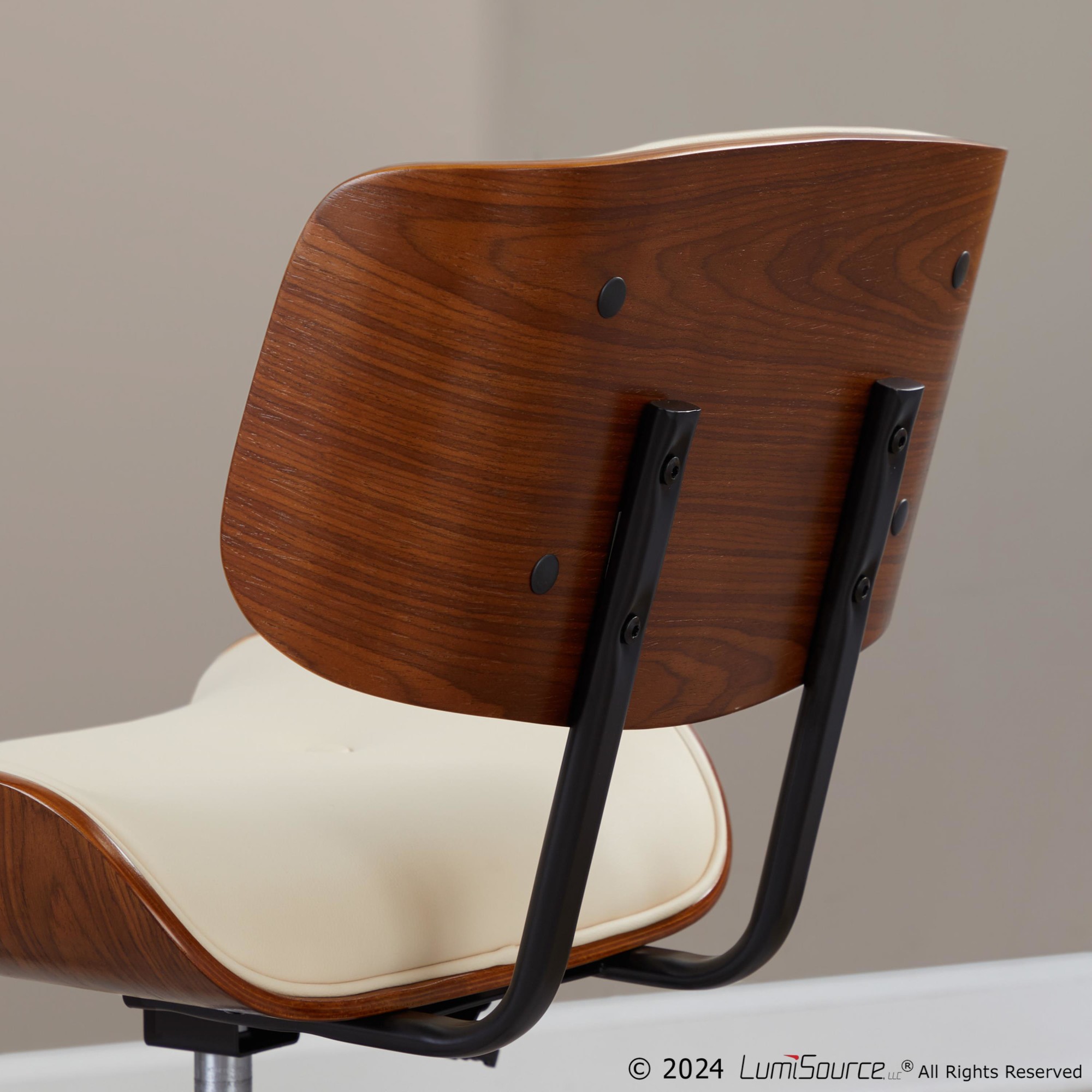 Lombardi-Mid-Century-Modern-Walnut-and-Cream-Swivel-Office-Chair-3