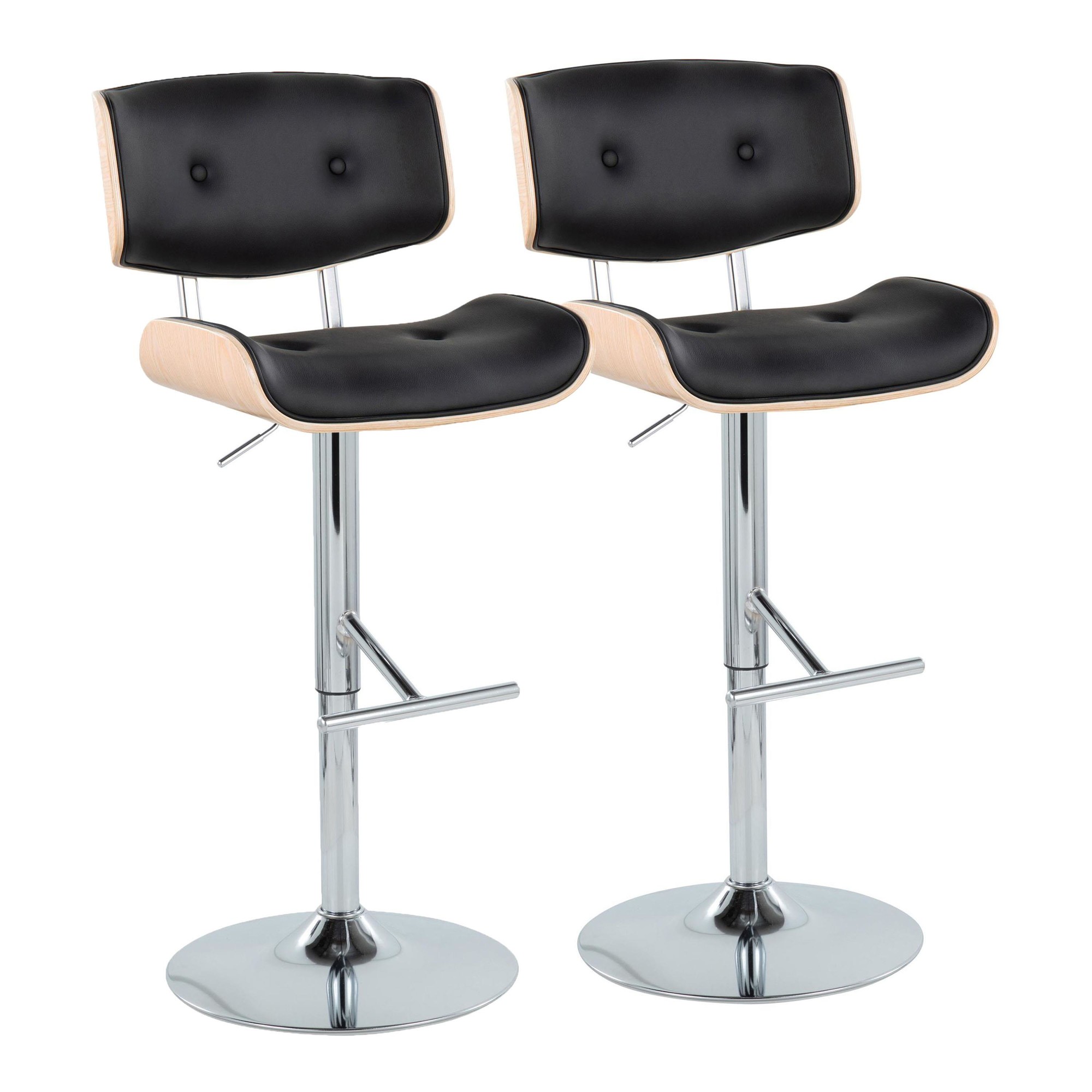 Lombardi-Mid-Century-Swivel-Adjustable-Chrome-Barstool-Black-Faux-Leather-Set-of-2-2