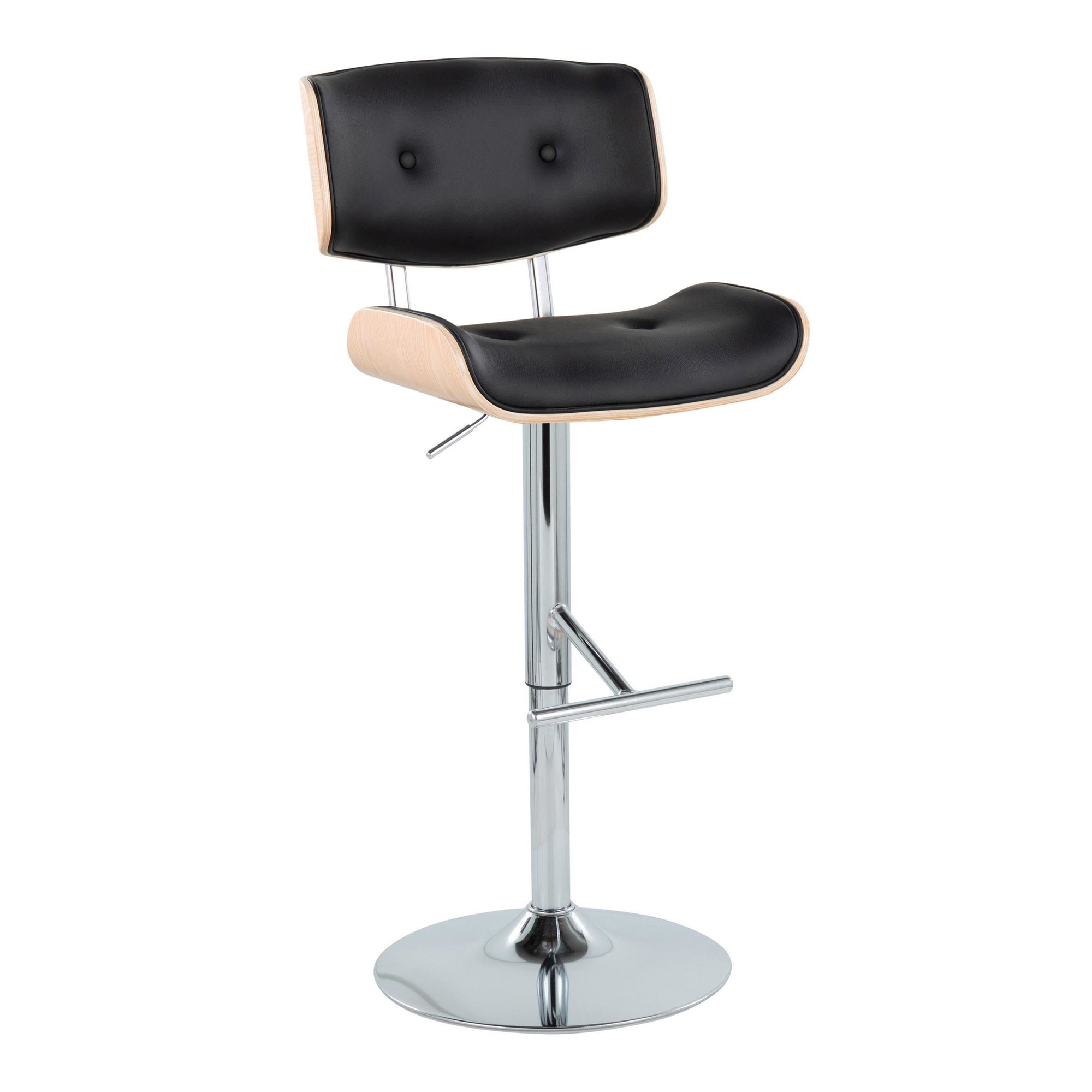 Lombardi-Mid-Century-Swivel-Adjustable-Chrome-Barstool-Black-Faux-Leather-Set-of-2-3