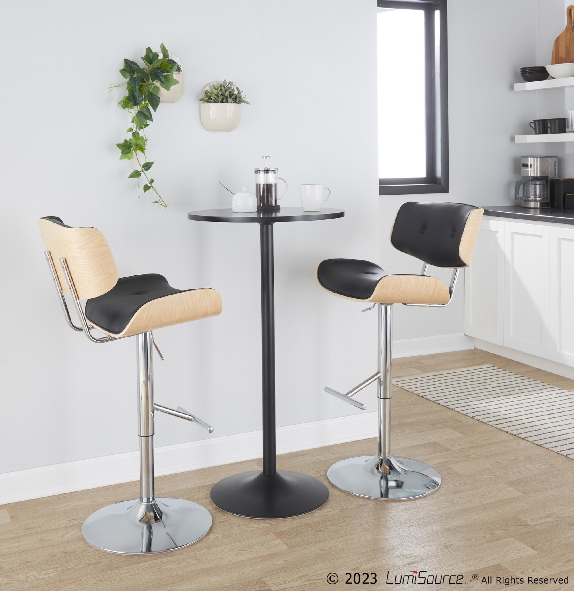 Lombardi-Mid-Century-Swivel-Adjustable-Chrome-Barstool-Black-Faux-Leather-Set-of-2