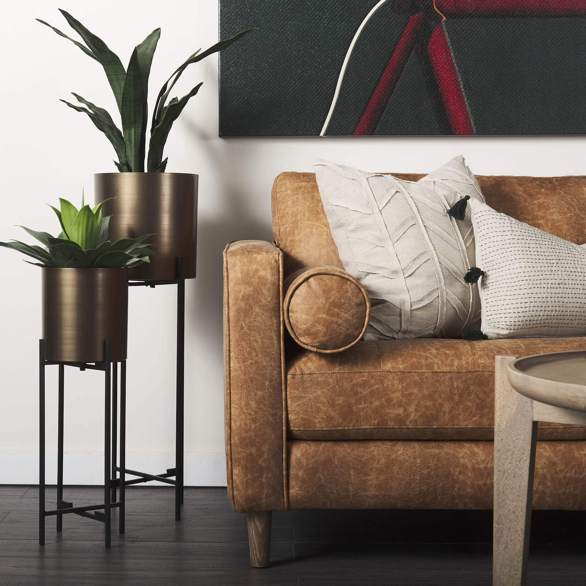 Loretta-88.0L-x-36.2W-x-33.9H-Cognac-Brown-Faux-Leather-Three-Seater-Sofa-with-Two-Bolster-Cushions-2