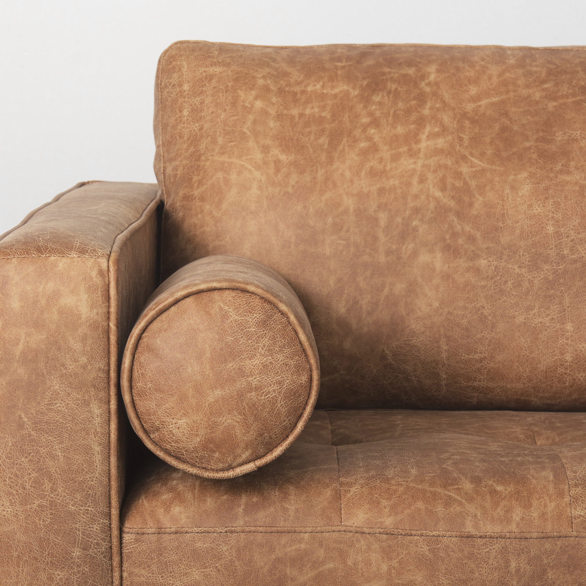 Loretta-88.0L-x-36.2W-x-33.9H-Cognac-Brown-Faux-Leather-Three-Seater-Sofa-with-Two-Bolster-Cushions-7