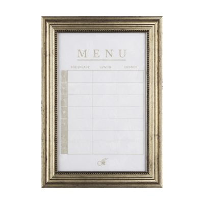 MENU-I-by-Mercana-Studio-a-Hand-Embelished-Textured-Framed-Art-Print-Matted-under-Glass