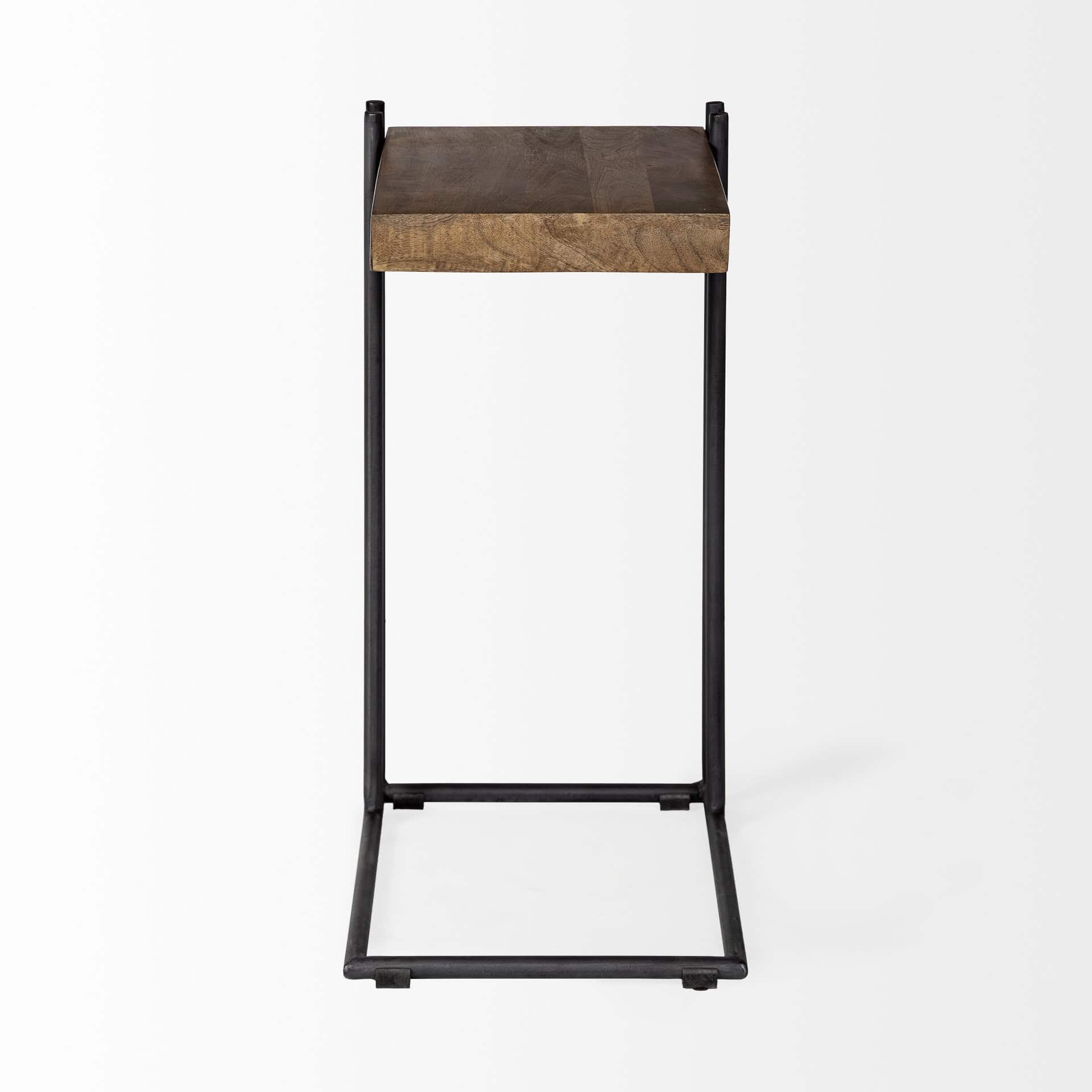 Maddox-16L-x-13.5W-x-27H-Medium-Brown-Wood-w-Black-Metal-C-shaped-EndSide-Table-7