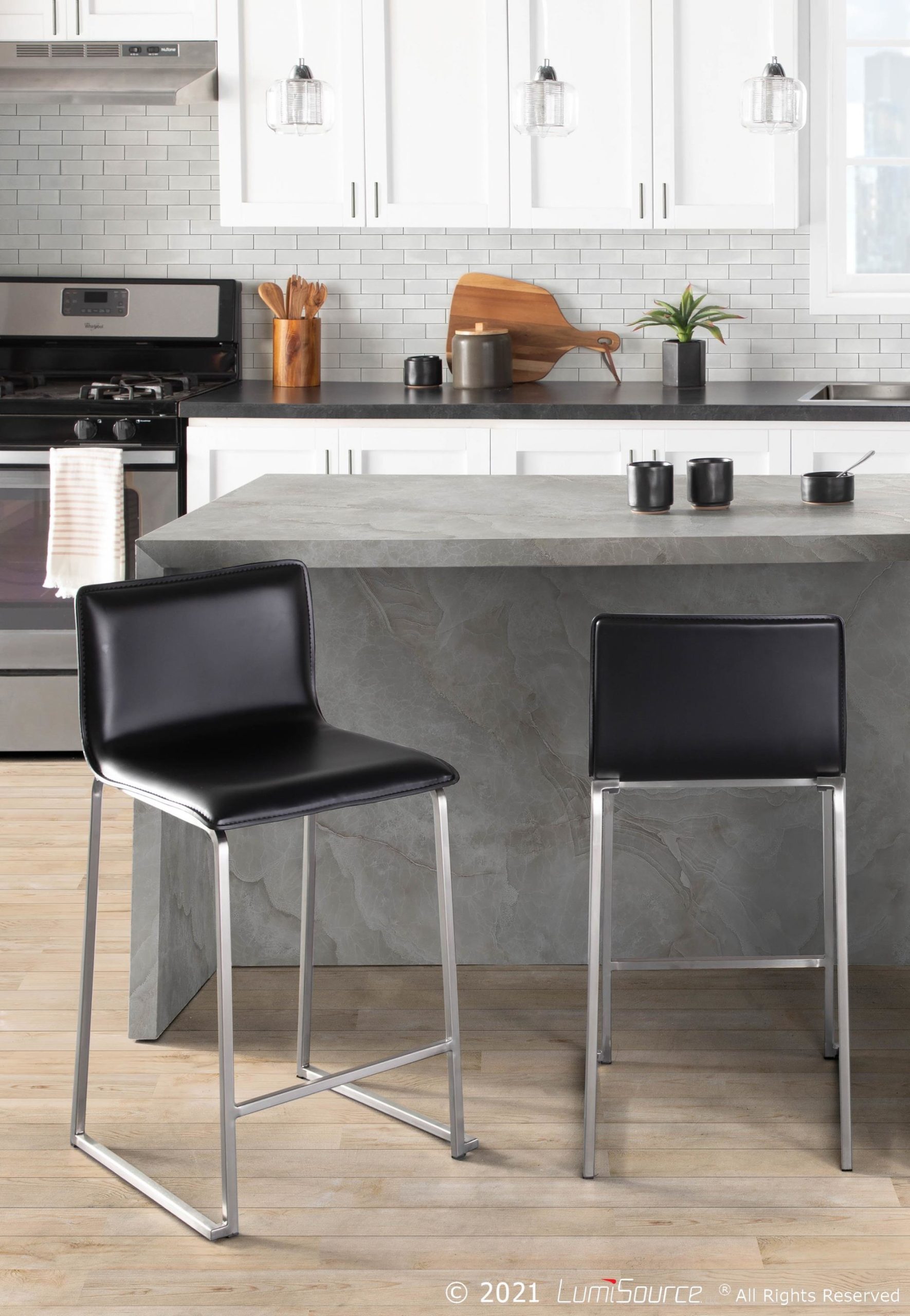 Mara-26-Inch-Black-Faux-Leather-Contemporary-Counter-Stools-Set-of-2