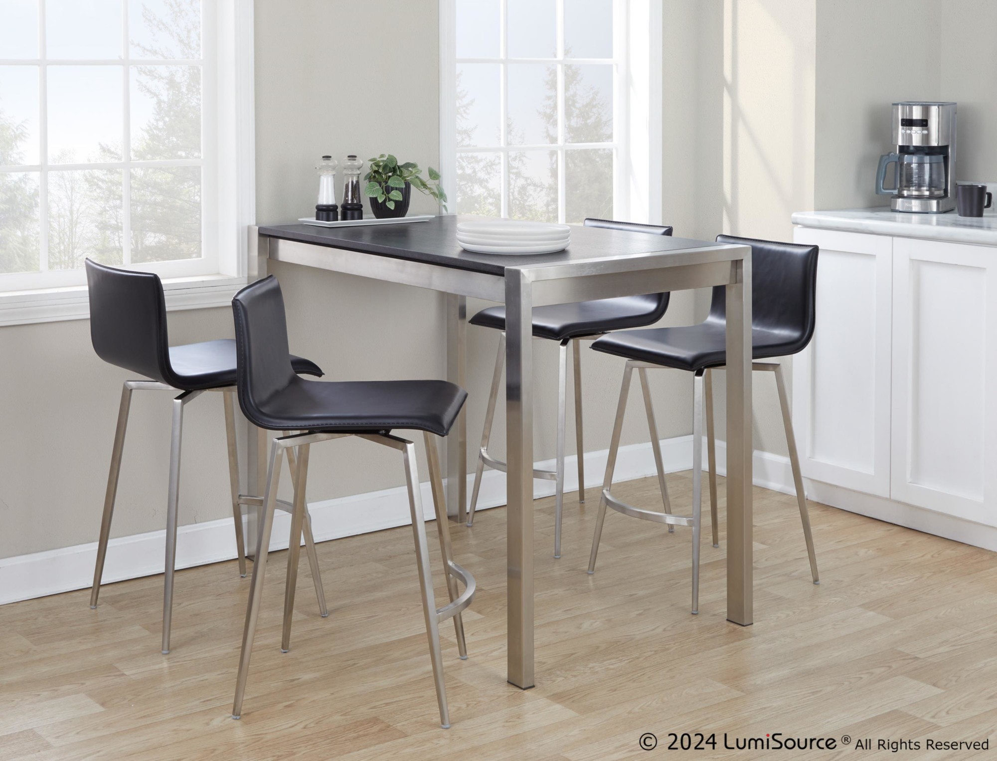 Mara-26-Inch-Black-Faux-Leather-Contemporary-Swivel-Counter-Stool-Set-of-2-2