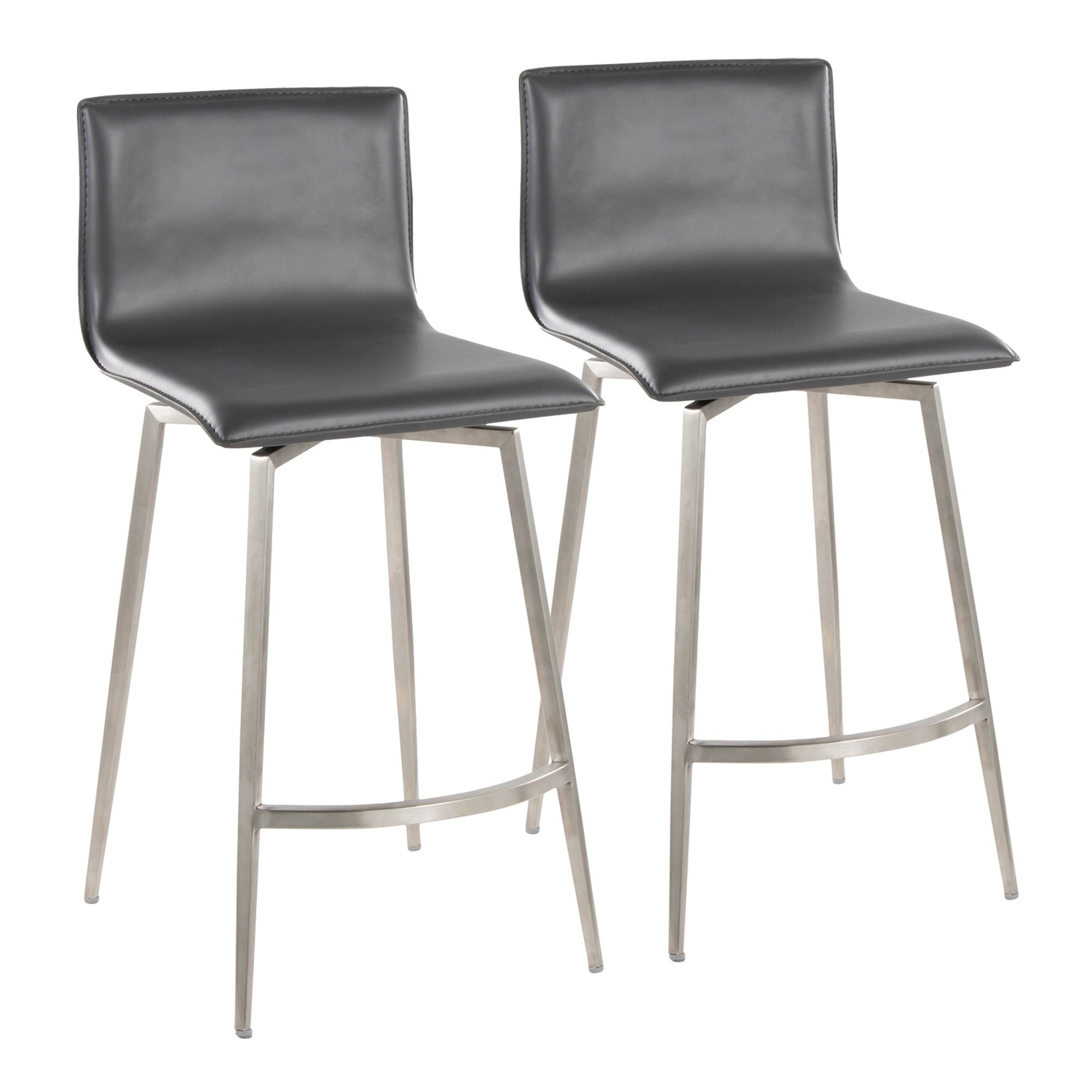 Mara-26-Inch-Contemporary-Grey-Faux-Leather-Swivel-Counter-Stool-Set-of-2-4