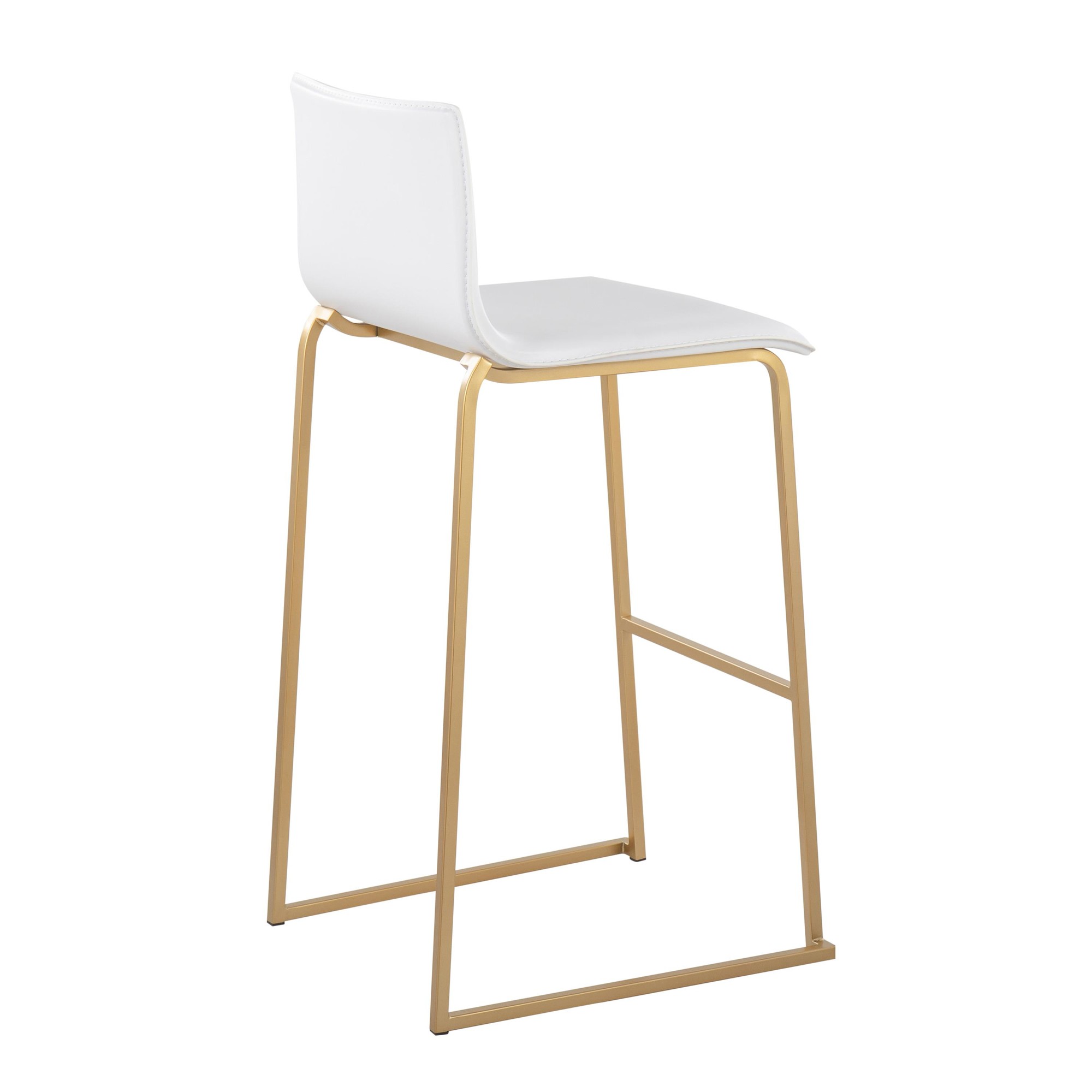 Mara-Contemporary-Gold-and-White-Barstools-Set-of-2-4