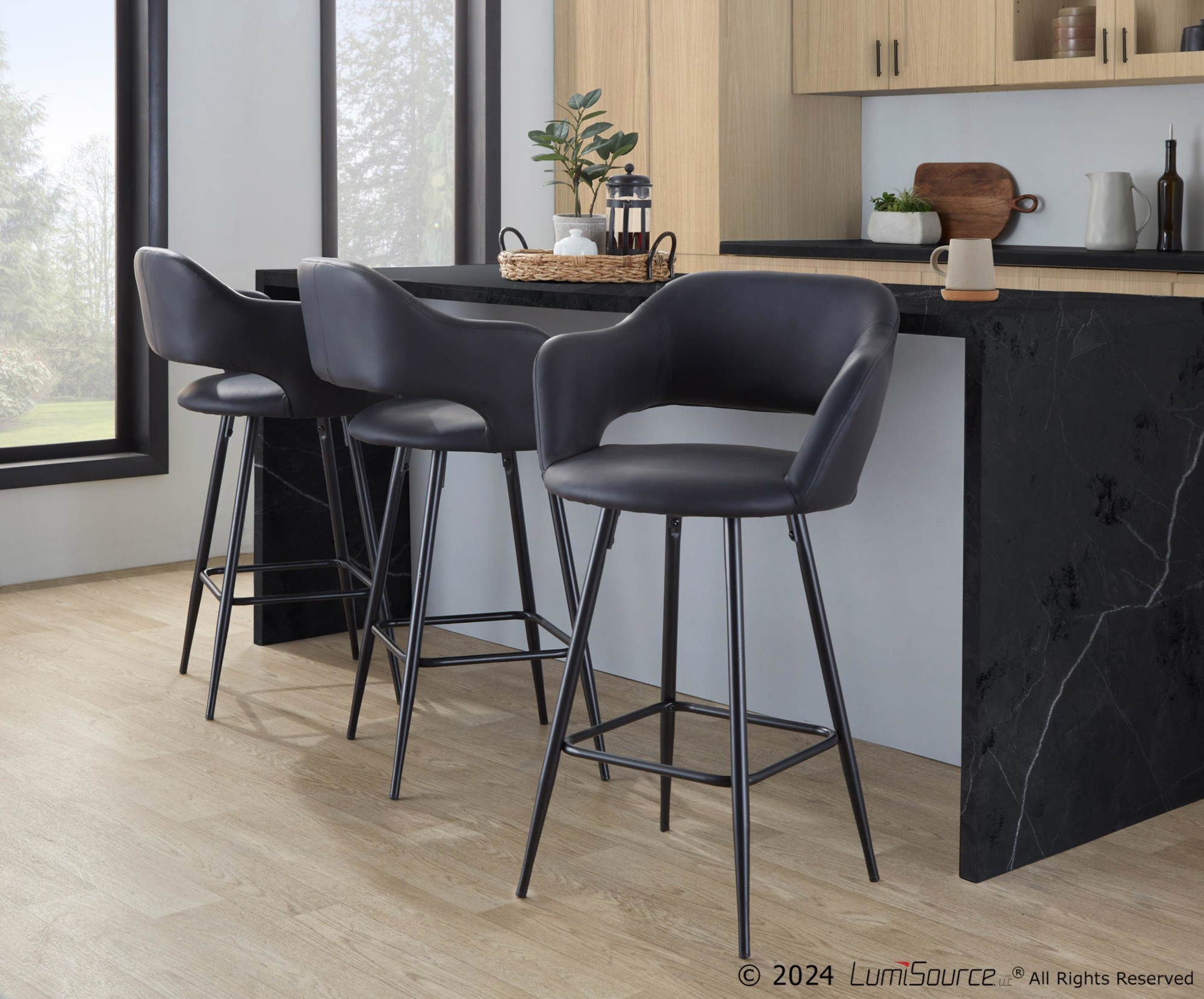 Margarite-26-Inch-Black-Faux-Leather-Contemporary-Counter-Stools-Set-of-2-1