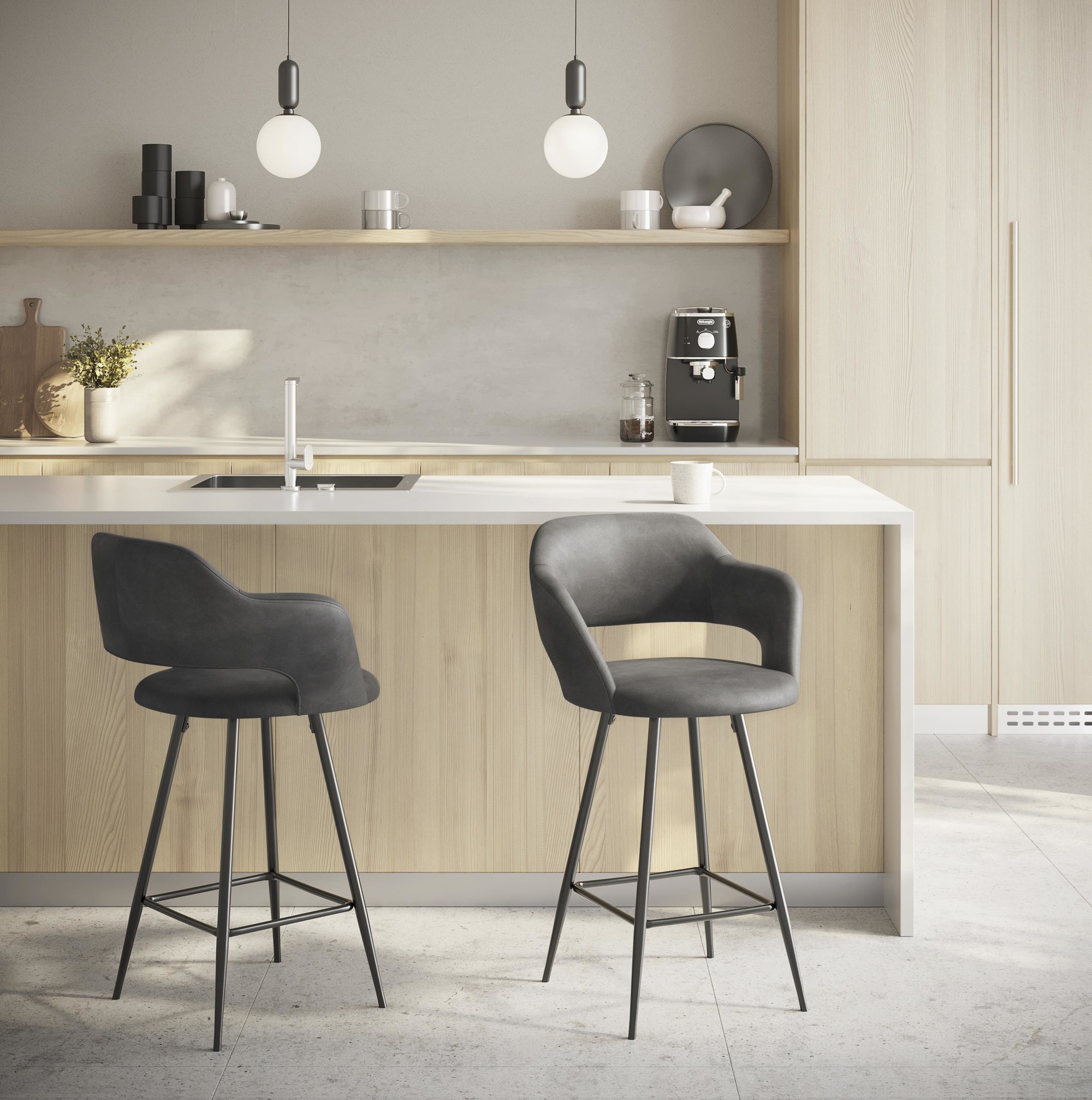 Margarite-26-Inch-Black-Metal-Grey-Faux-Leather-Contemporary-Counter-Stools-Set-of-2-2