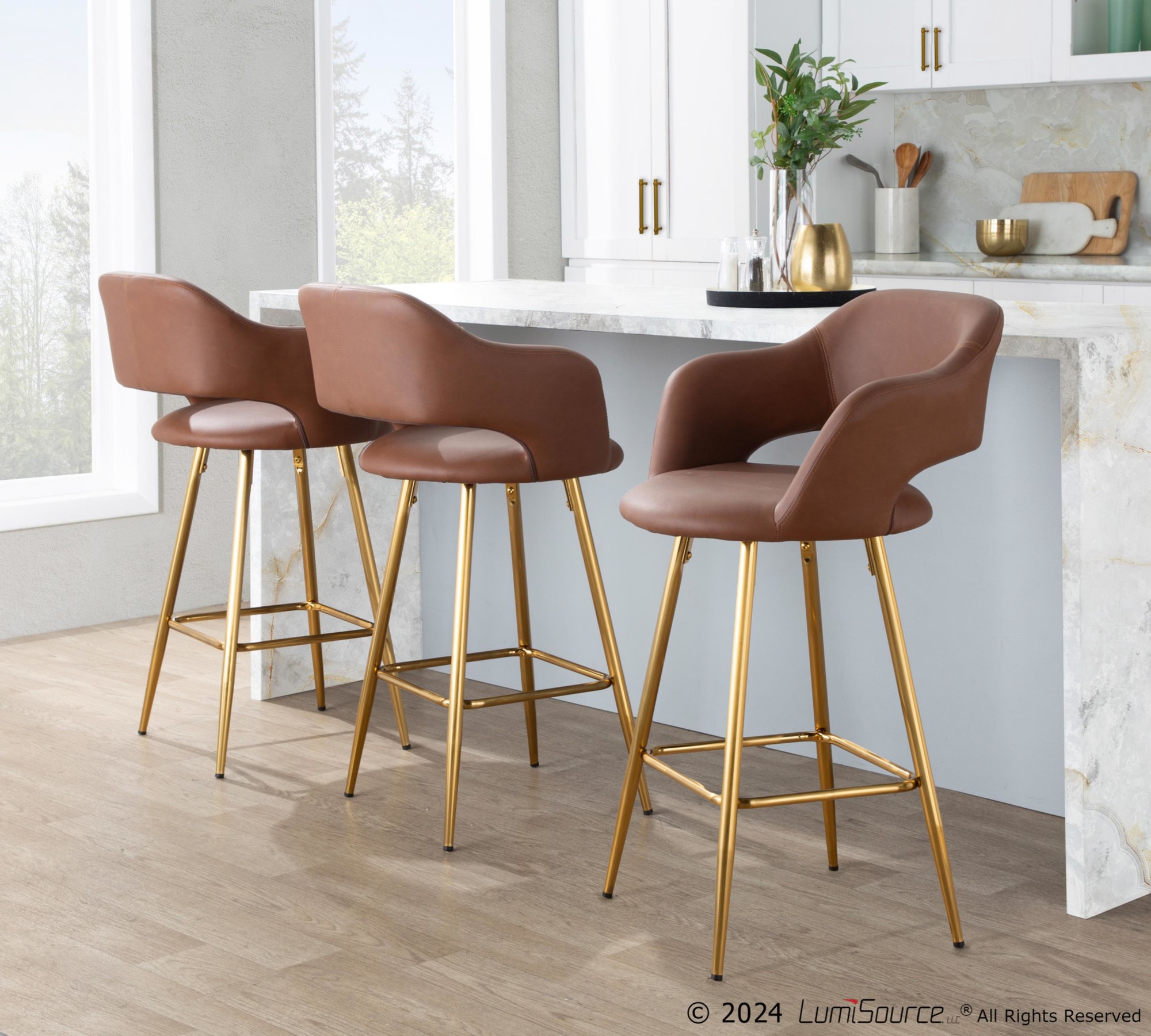 Margarite-26-Inch-Brown-Faux-Leather-Contemporary-Counter-Stools-Set-of-2