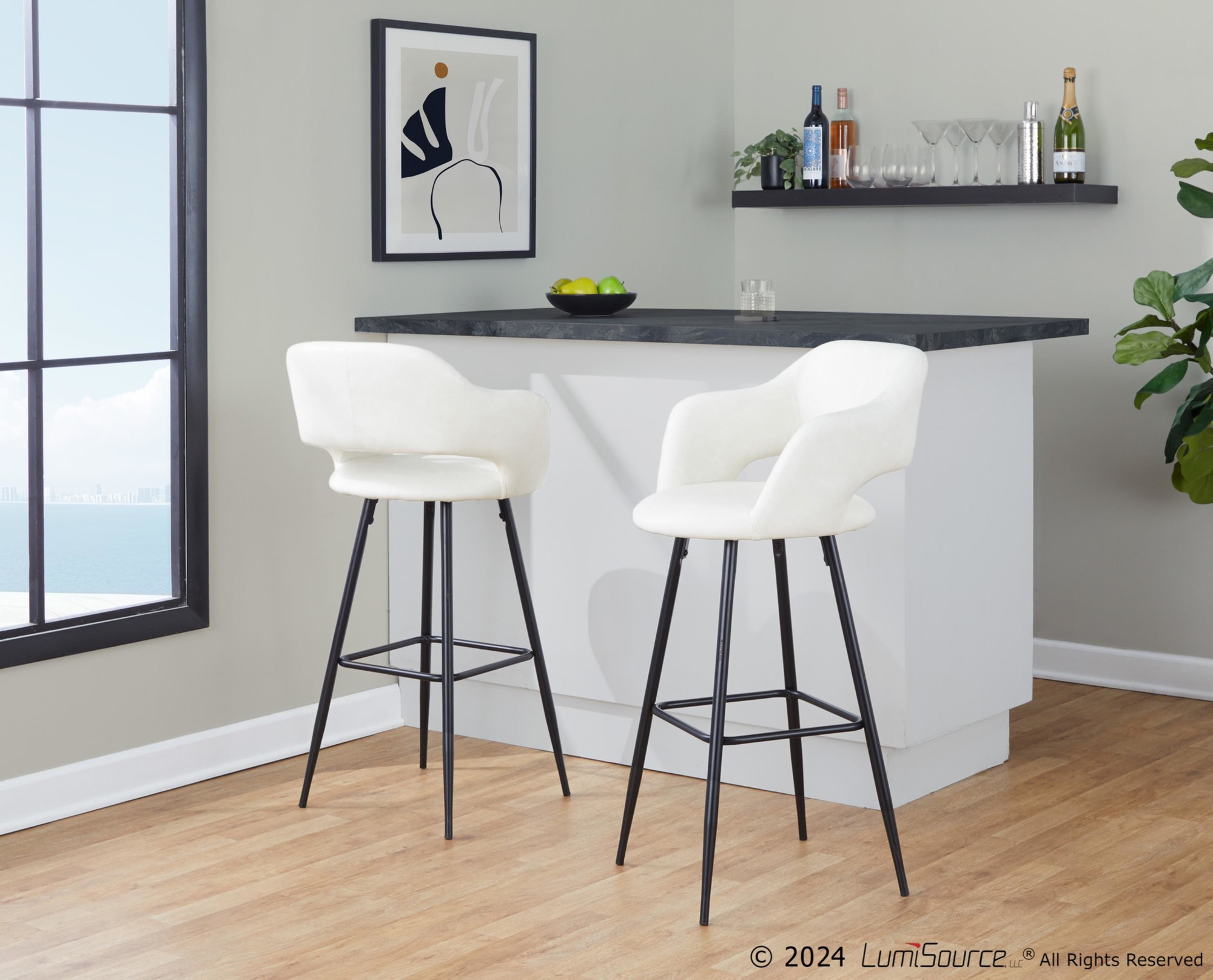 Margarite-30-Contemporary-Black-Cream-Barstools-Set-of-2