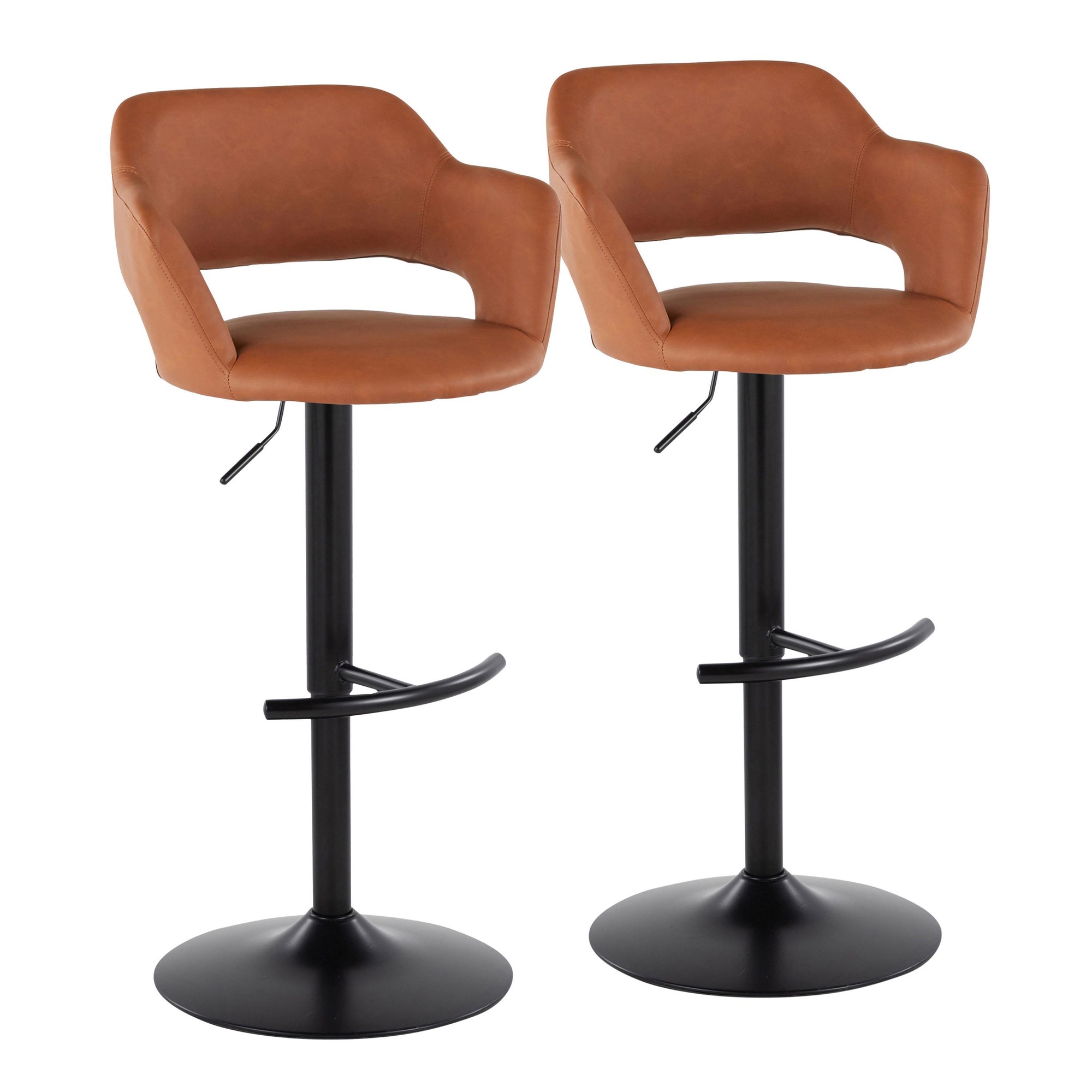 Margarite-Black-Metal-Brown-Faux-Leather-Barstools-Set-of-2-4