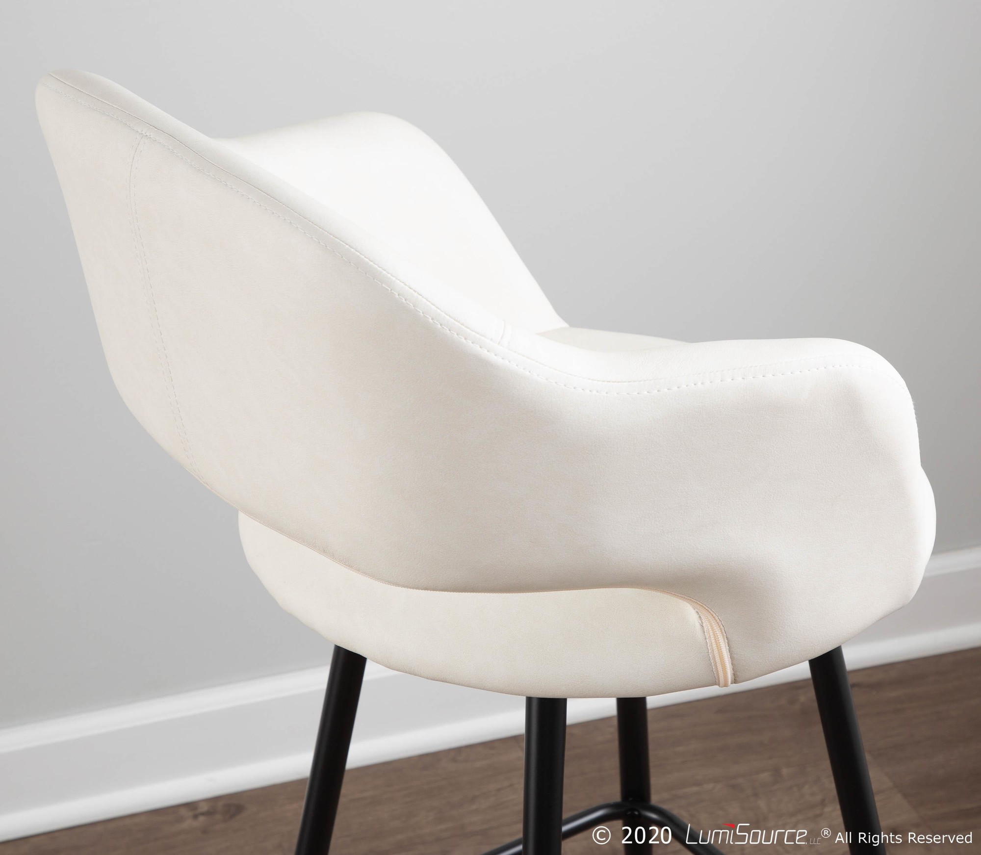 Margarite-Black-Metal-Cream-Faux-Leather-Contemporary-Barstool-Set-of-2