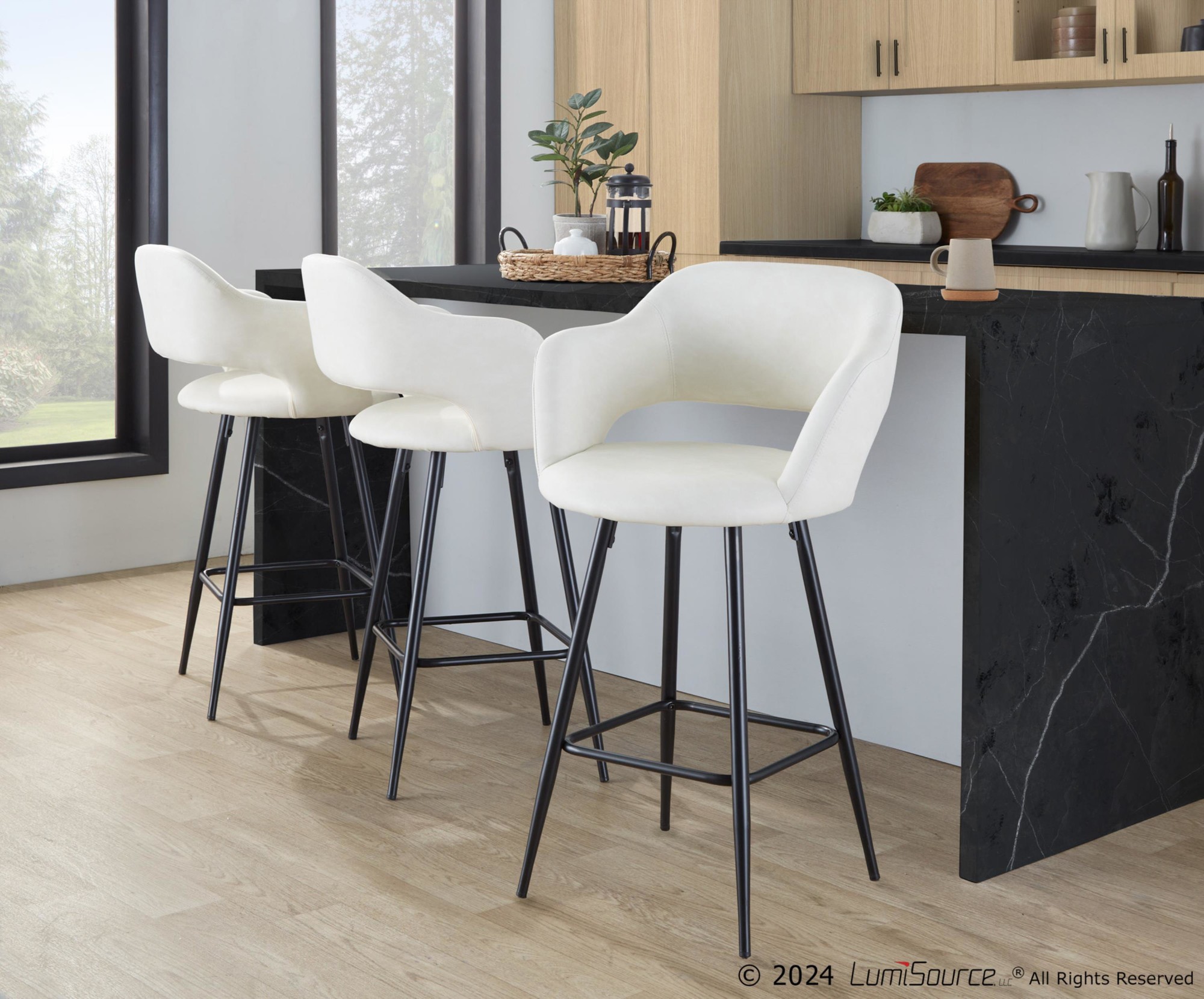 Margarite-Black-Metal-Cream-Faux-Leather-Contemporary-Counter-Stools-Set-of-2