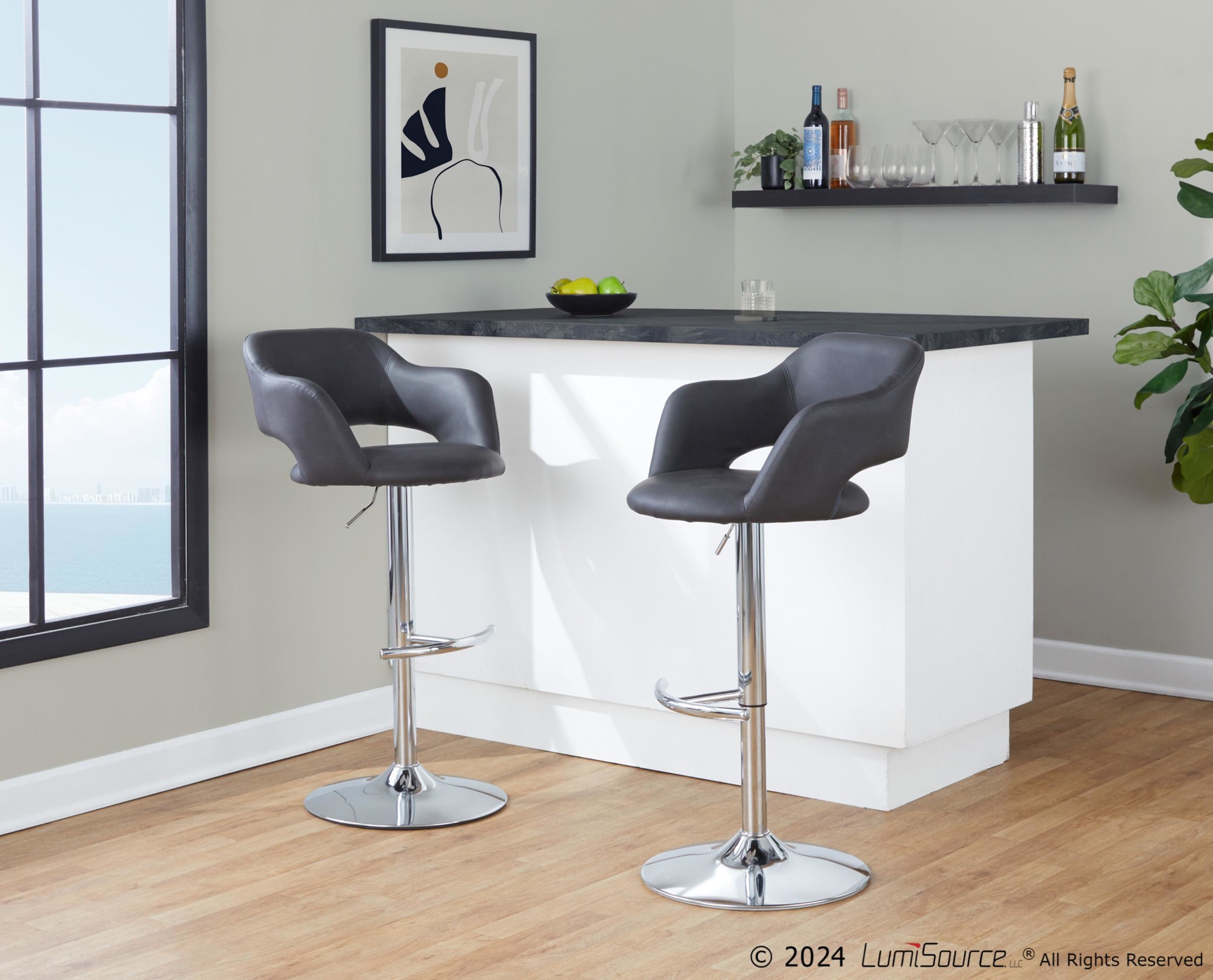 Margarite-Grey-Faux-Leather-Chrome-Contemporary-Barstools-Set-of-2-1