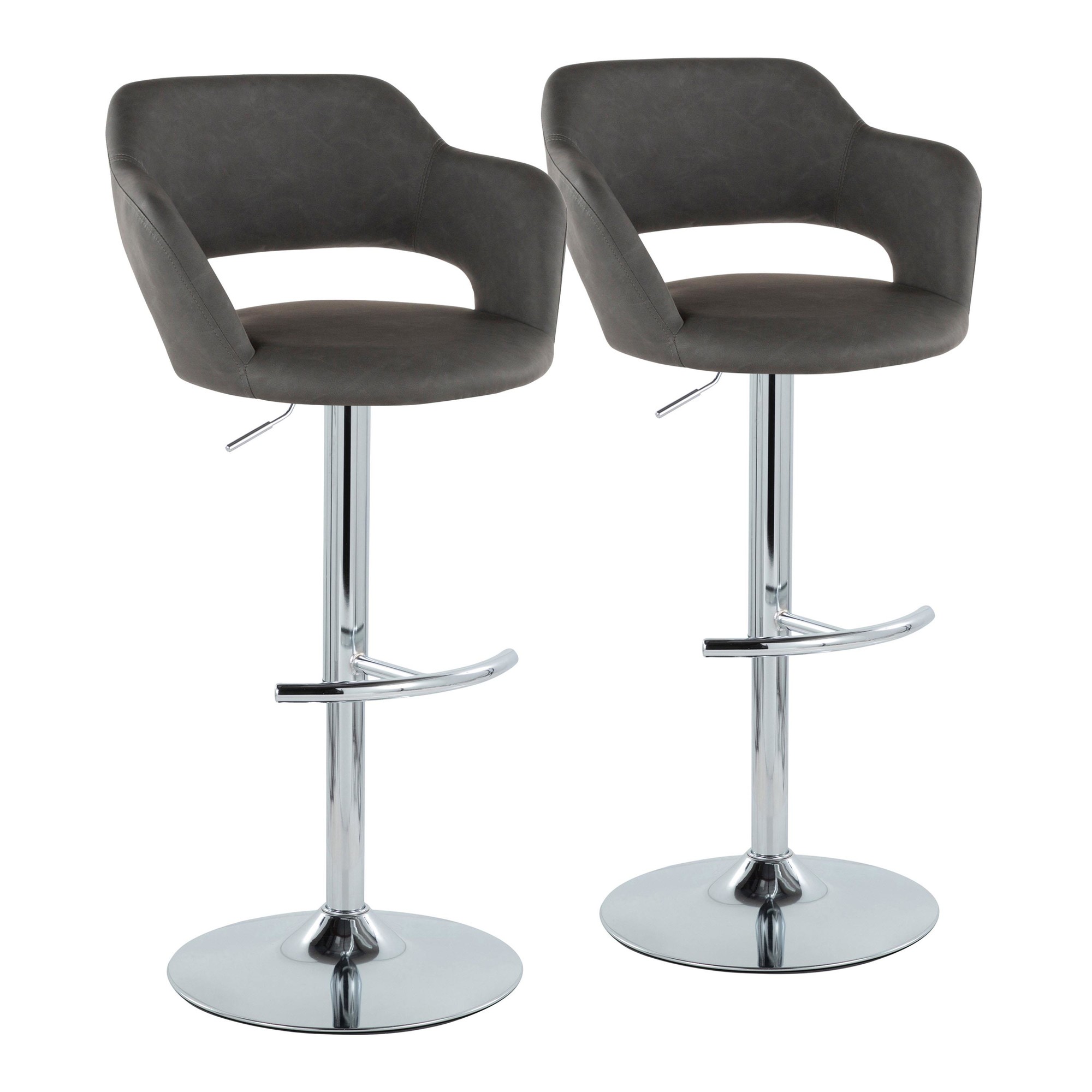 Margarite-Grey-Faux-Leather-Chrome-Contemporary-Barstools-Set-of-2-4