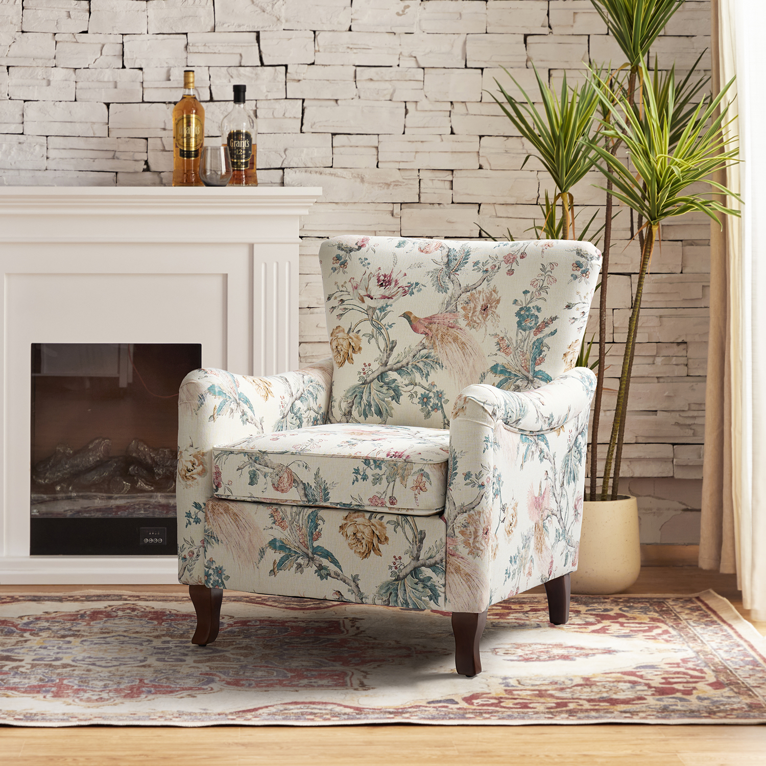 Marion-Bird-Farmhouse-Wingback-Accent-Armchair