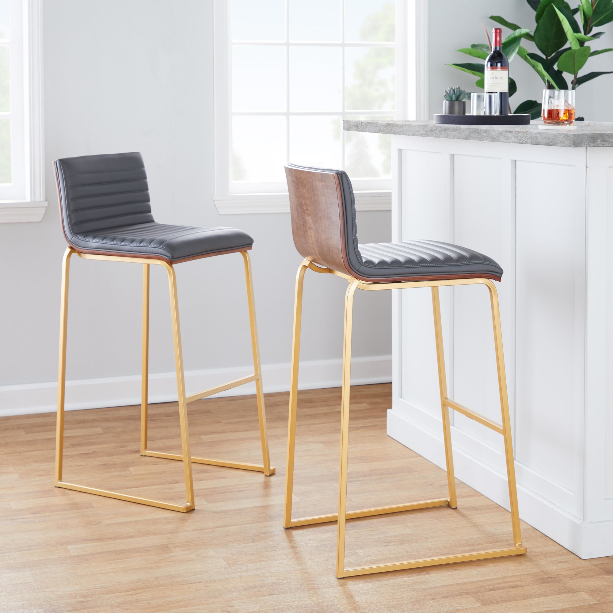 Mason-Mara-30-Inch-Contemporary-Gold-and-Grey-Barstools-Set-of-2