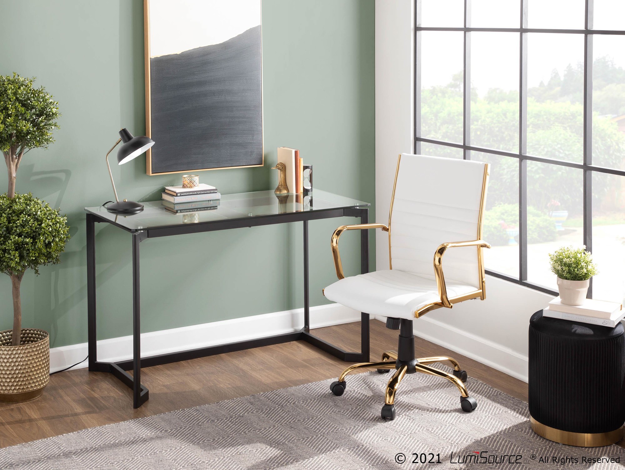 Masters-Black-Steel-and-Glass-Contemporary-Office-Desk-5