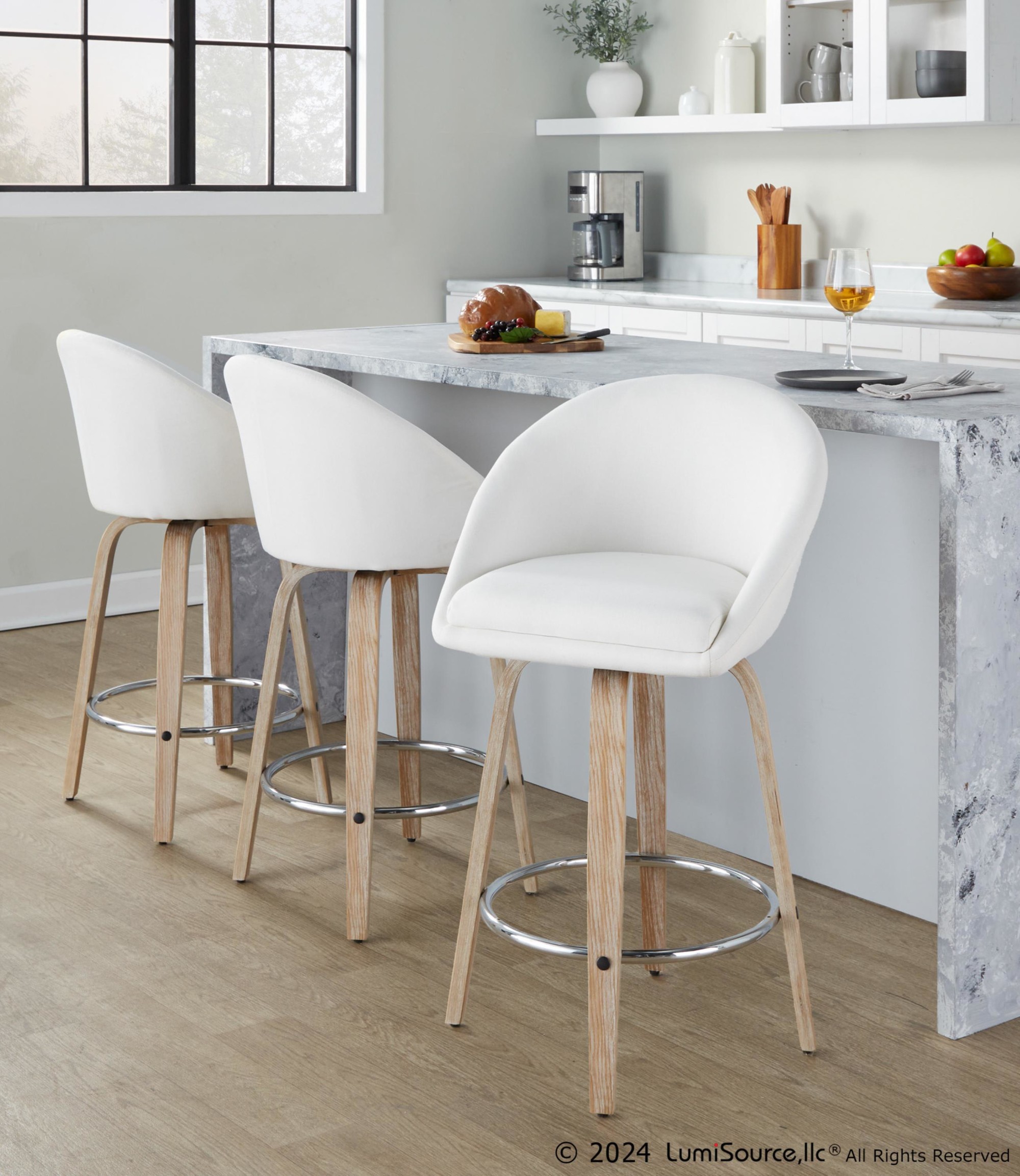 Matisse-26-Inch-Contemporary-White-Wood-Cream-Fabric-Stools-Set-of-2-1