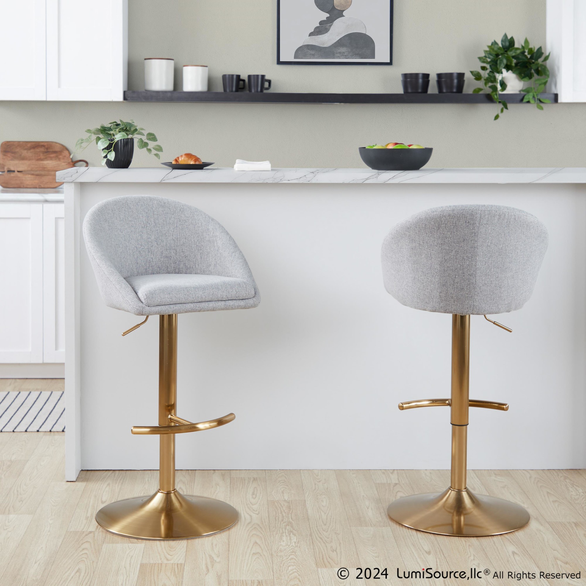 Matisse-Gold-and-Grey-Contemporary-Adjustable-Barstool-Set-of-2