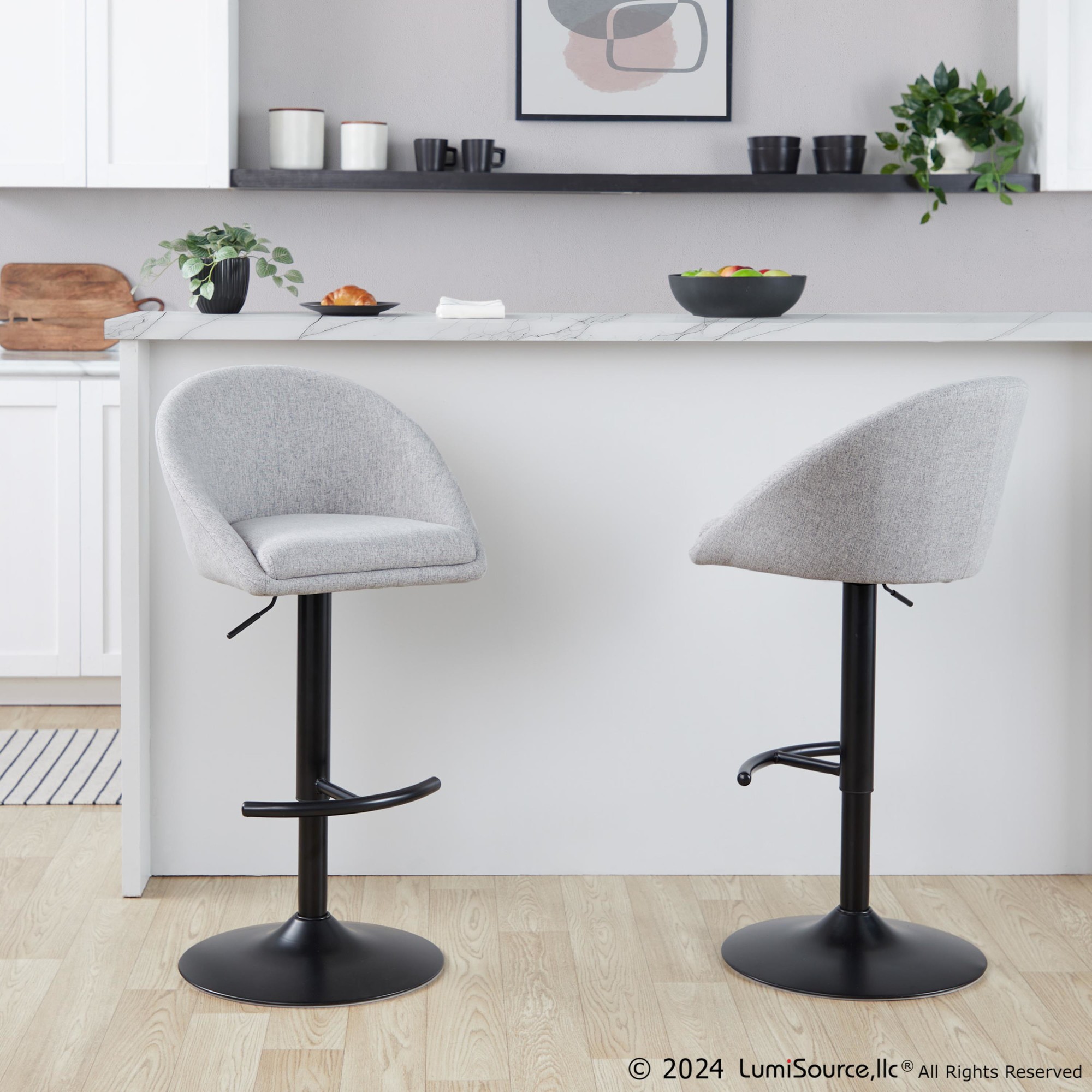Matisse-Grey-Fabric-Black-Metal-Contemporary-Adjustable-Barstool-Set-of-2