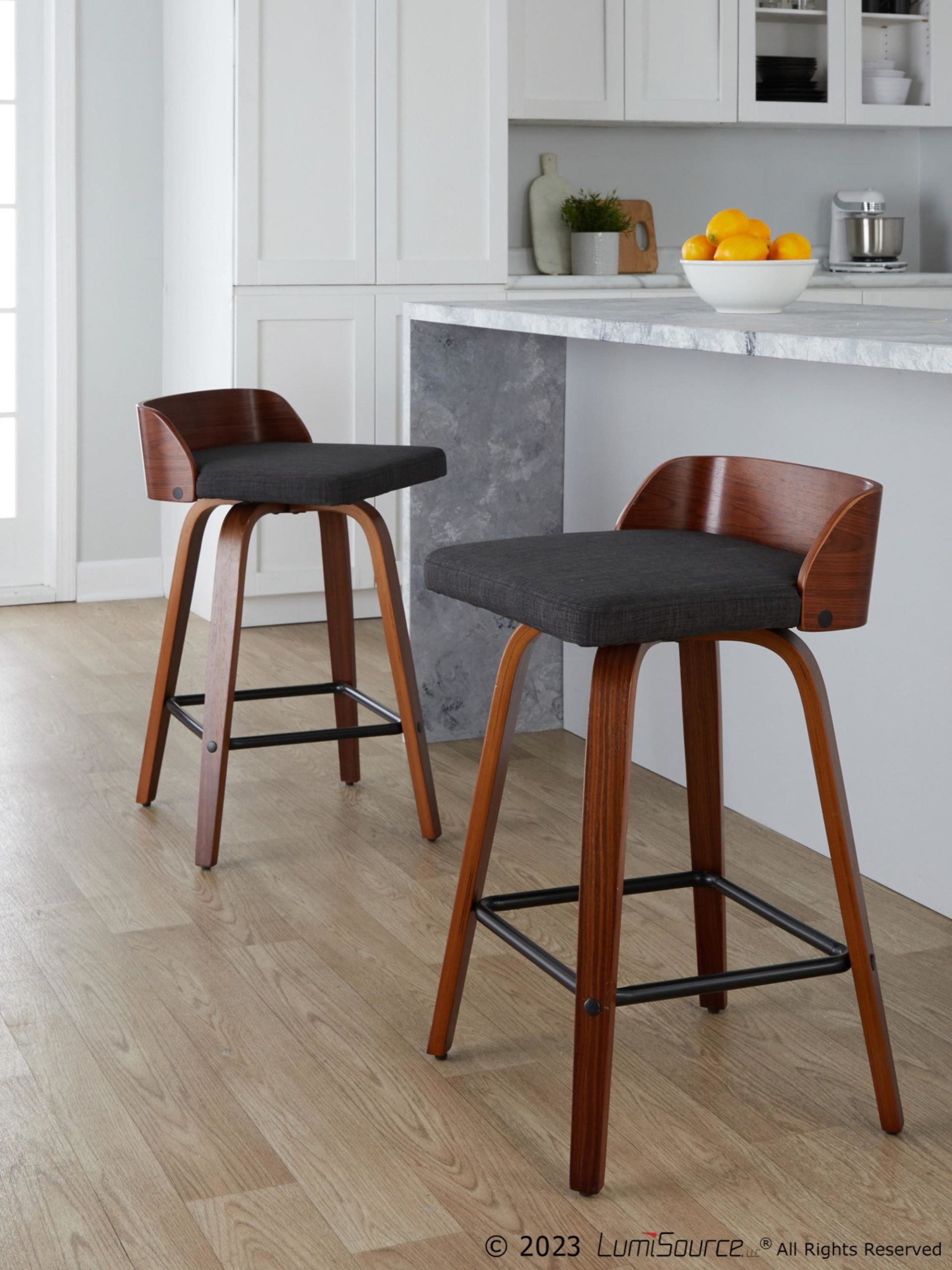 Maya-26-Inch-Walnut-Wood-Charcoal-Swivel-Counter-Stools-Set-of-2