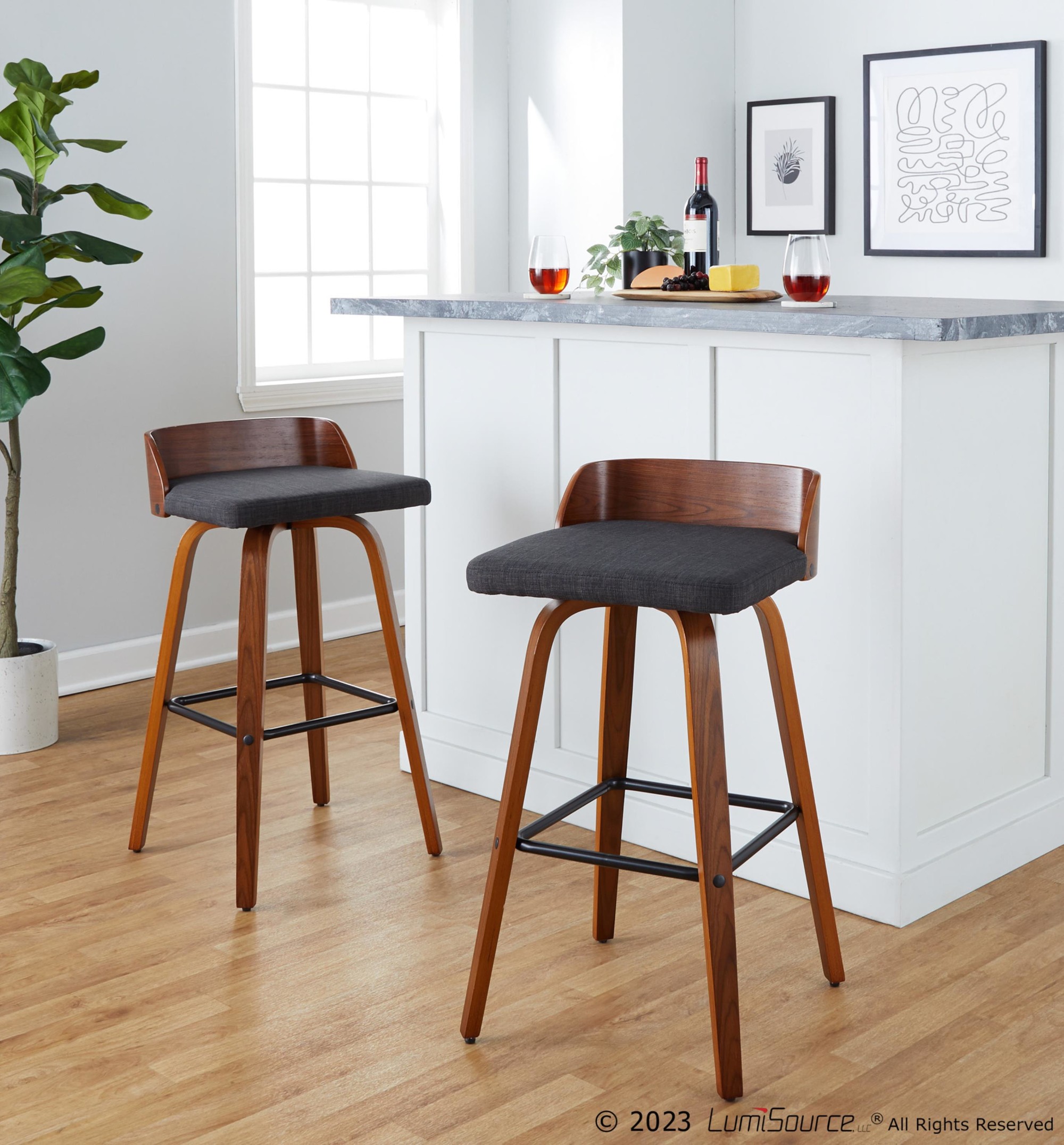 Maya-30-Inch-Mid-Century-Modern-Swivel-Barstool-Walnut-and-Charcoal-Set-of-2-2