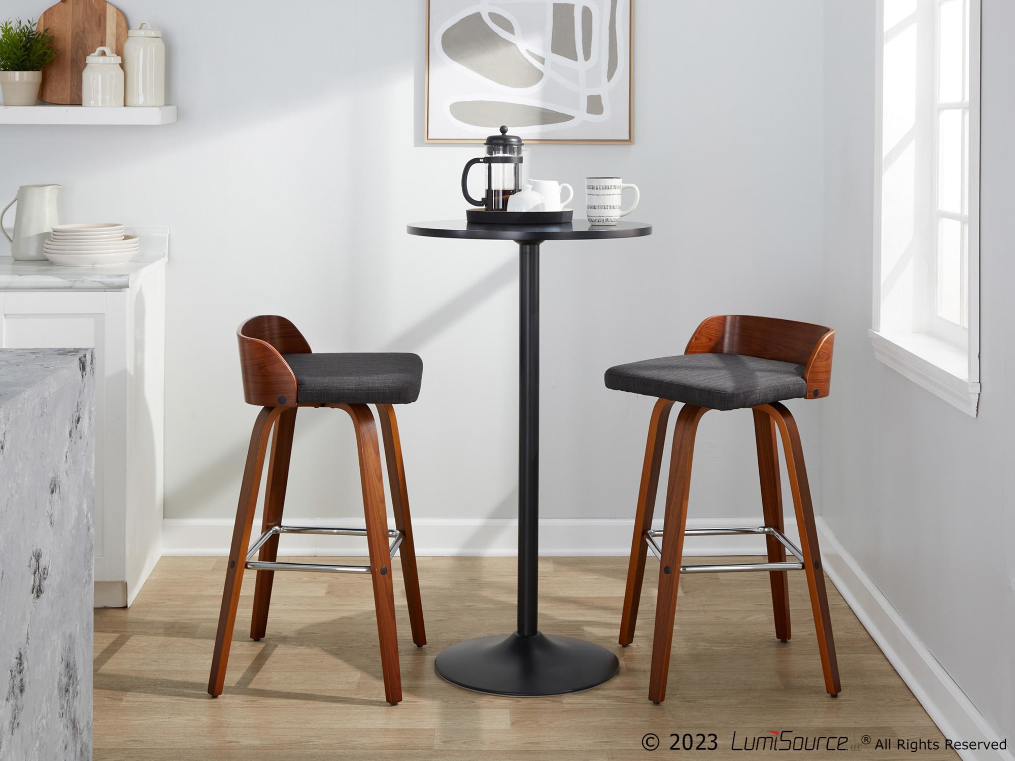 Maya-30-Mid-Century-Modern-Walnut-and-Charcoal-Barstools-Set-of-2