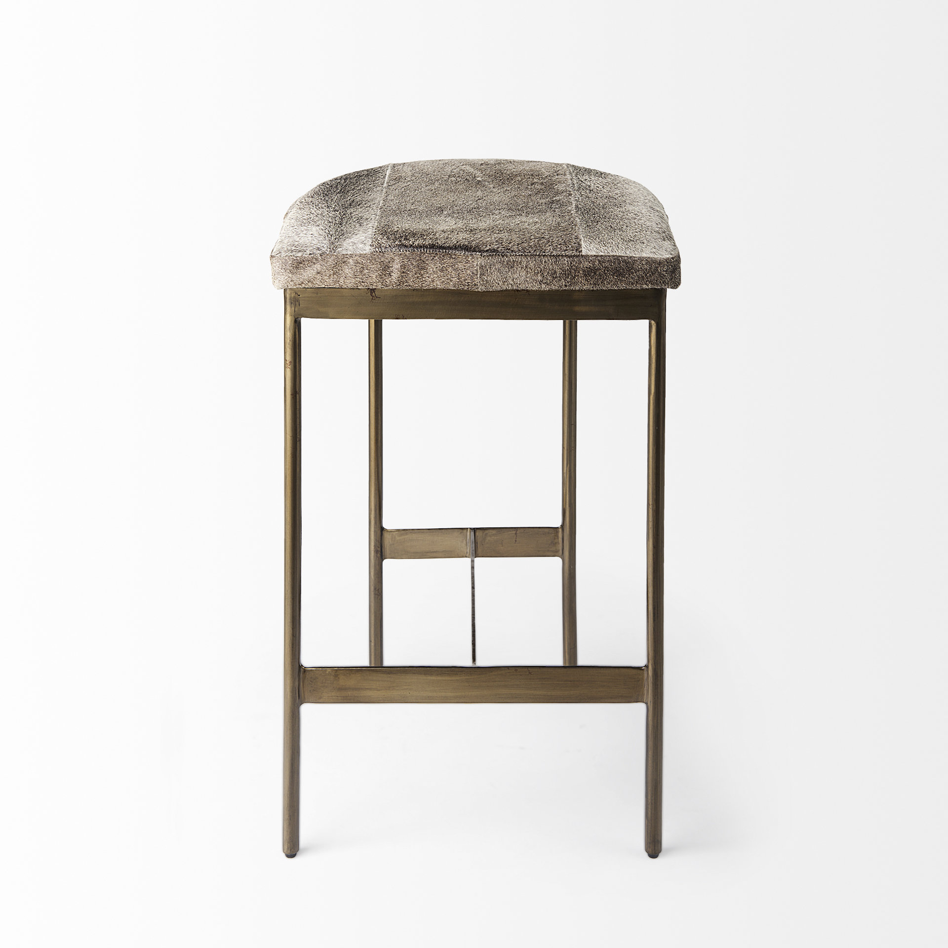 Millie-16.75-X-17.75-X-26.25-Hair-on-hide-Seat-W-Gold-Metal-Frame-Counter-Stool-3