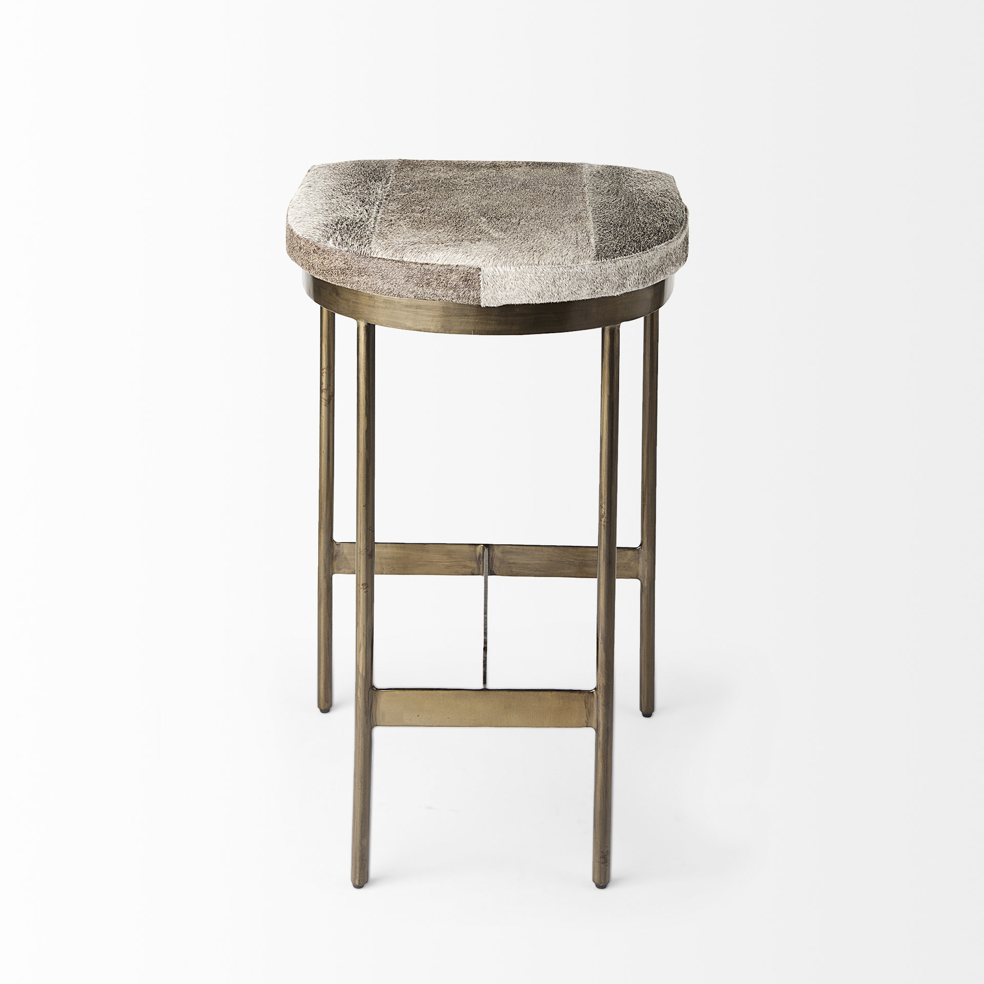 Millie-16.75-X-17.75-X-26.25-Hair-on-hide-Seat-W-Gold-Metal-Frame-Counter-Stool-5