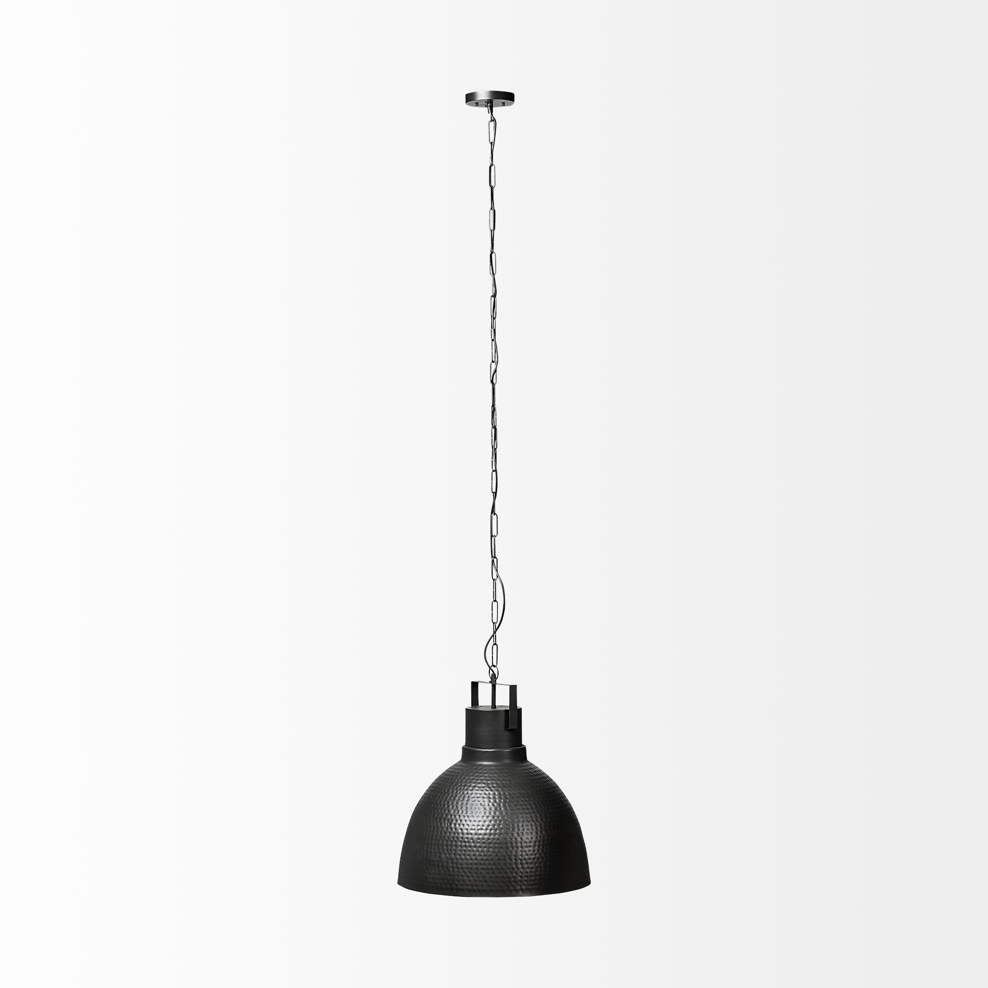 Minerva-19×22-Metallic-Gray-Hammered-Detail-Pendant-Light-2