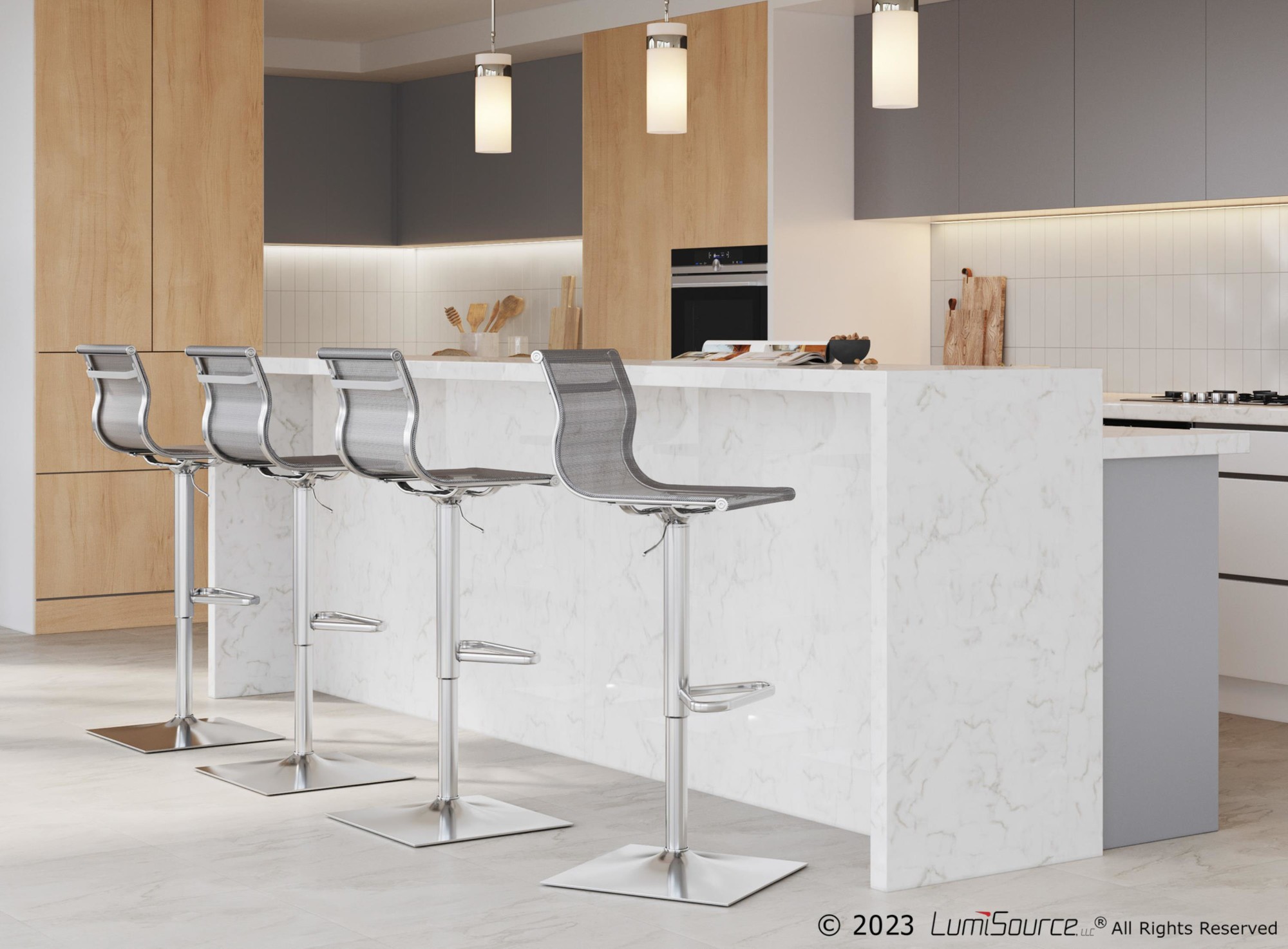 Mirage-Silver-Mesh-Contemporary-Adjustable-Swivel-Barstool-1