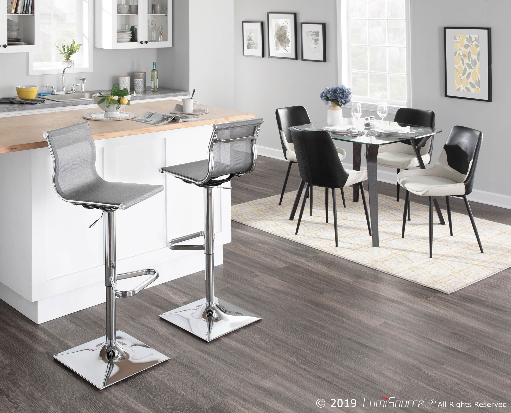 Mirage-Silver-Mesh-Contemporary-Adjustable-Swivel-Barstool