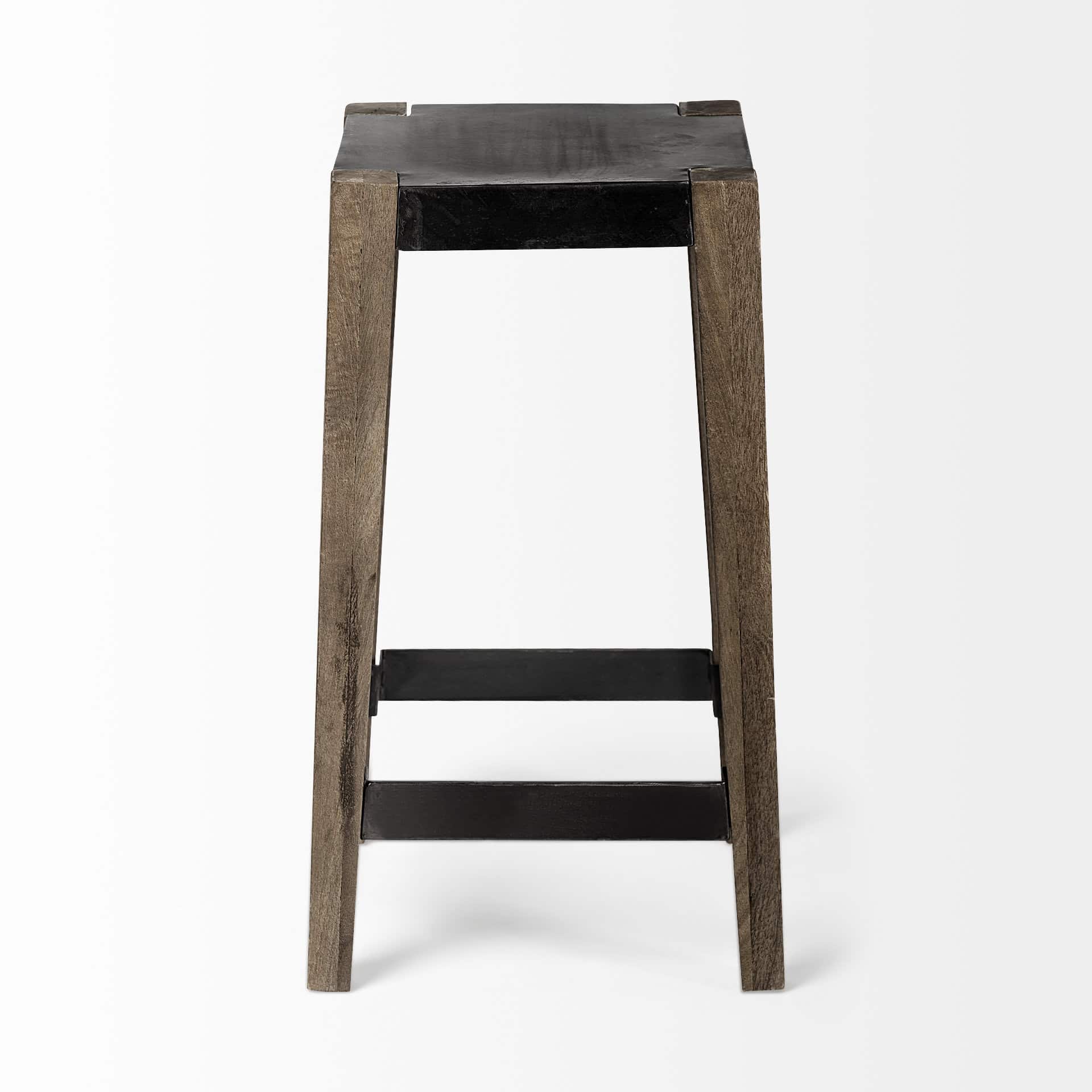Nell-26-Seat-Height-Black-Metal-Seat-Foot-Rest-With-Brown-Wood-Legs-Stool-3