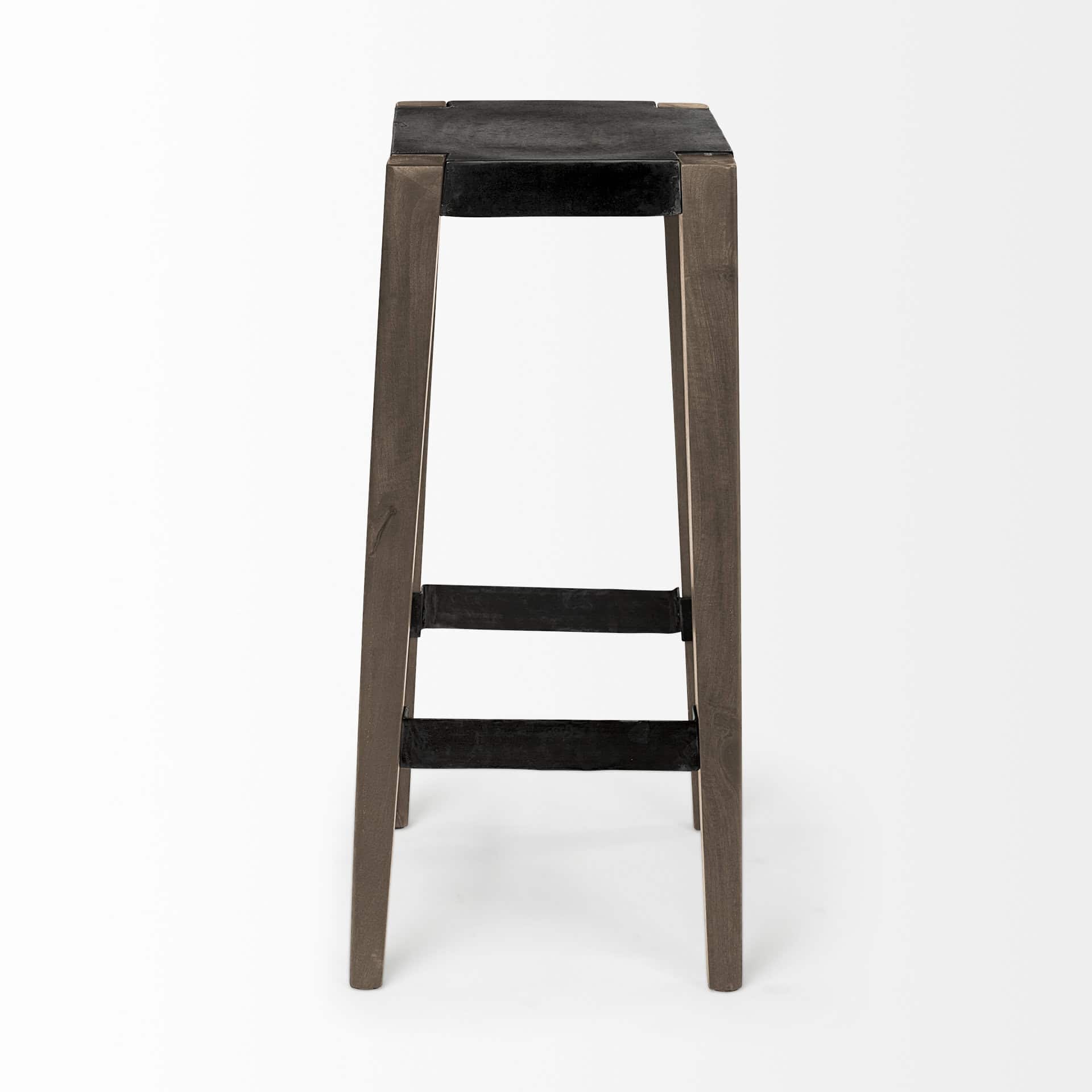 Nell-30-Seat-Height-Black-Metal-Seat-Foot-Rest-With-Brown-Wood-Legs-Stool-4