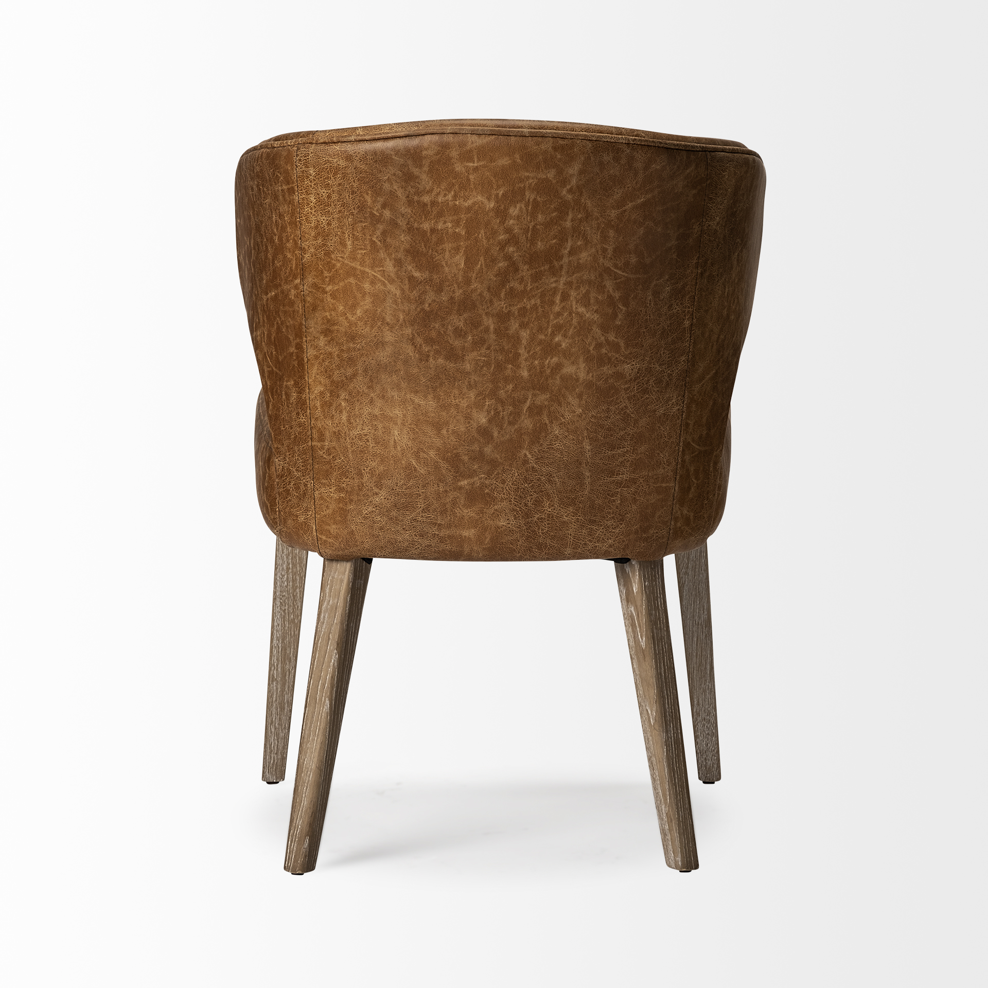 Niles-22.5L-x-24.0W-x-32.0H-Brown-Faux-Leather-Seat-WBrown-Wooden-Legs-Wingback-Dining-Chair-4