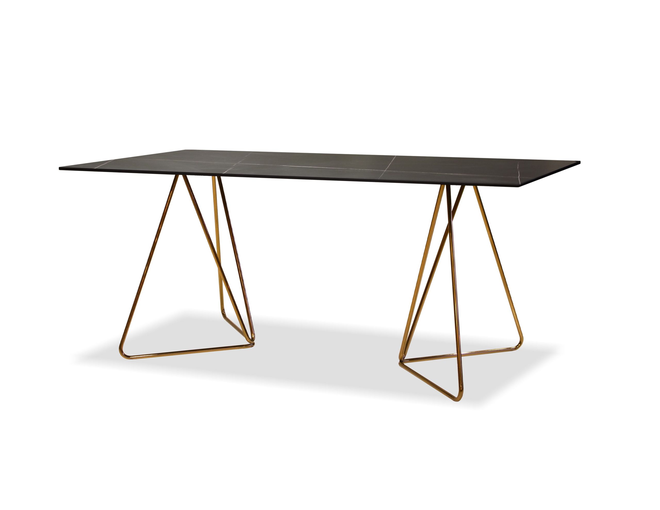 PAPILLON-Dining-Table-Rose-Gold-Sintered-Stone